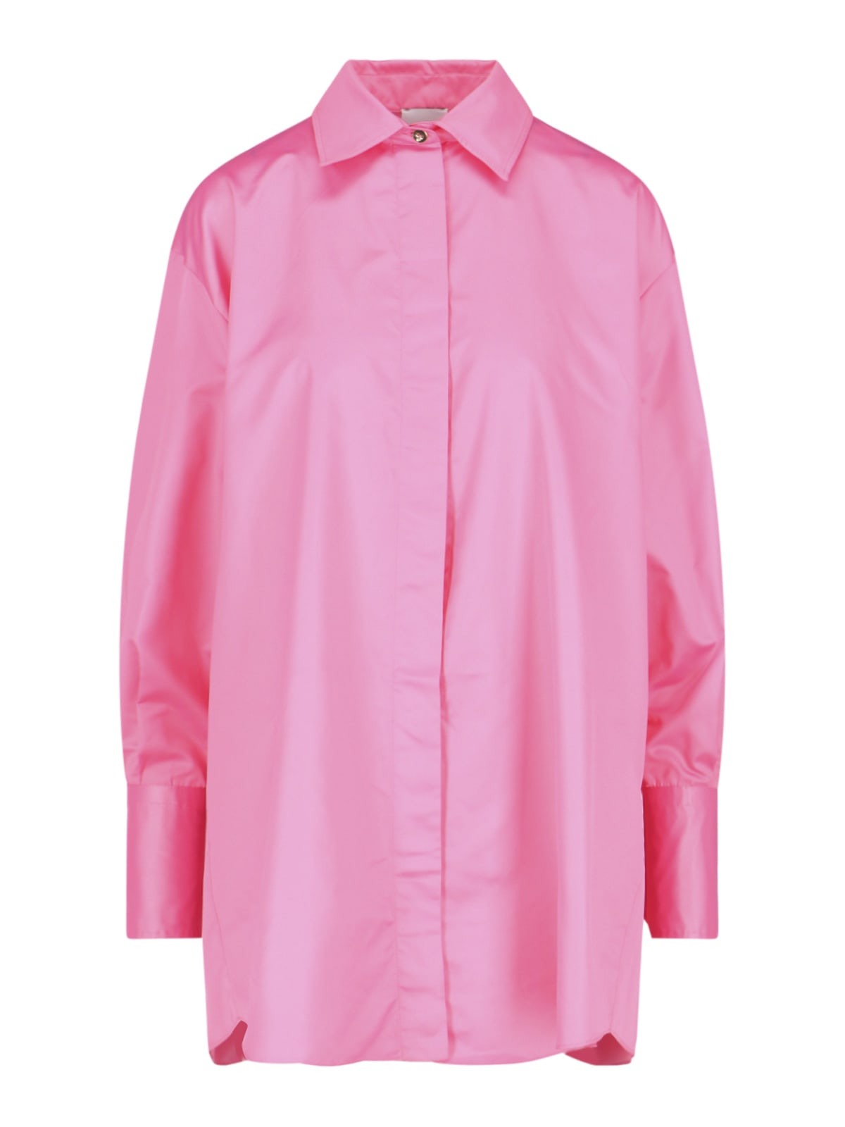 Shop Patou Satin Shirt In Pink