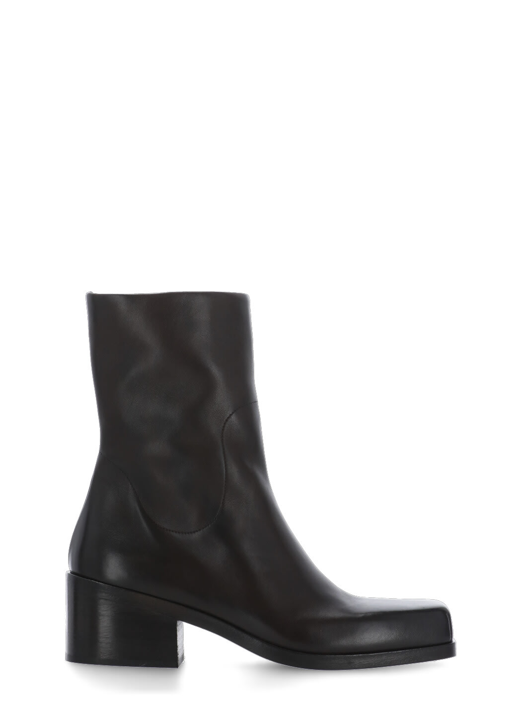 Shop Marsèll Leather Ankle Boots In Brown