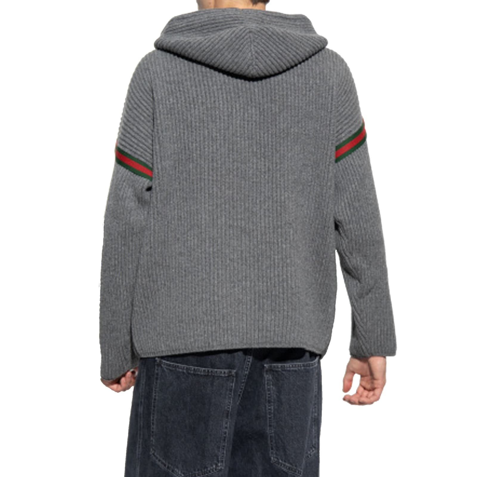 Gucci Cashmere And Wool Sweater In Gray