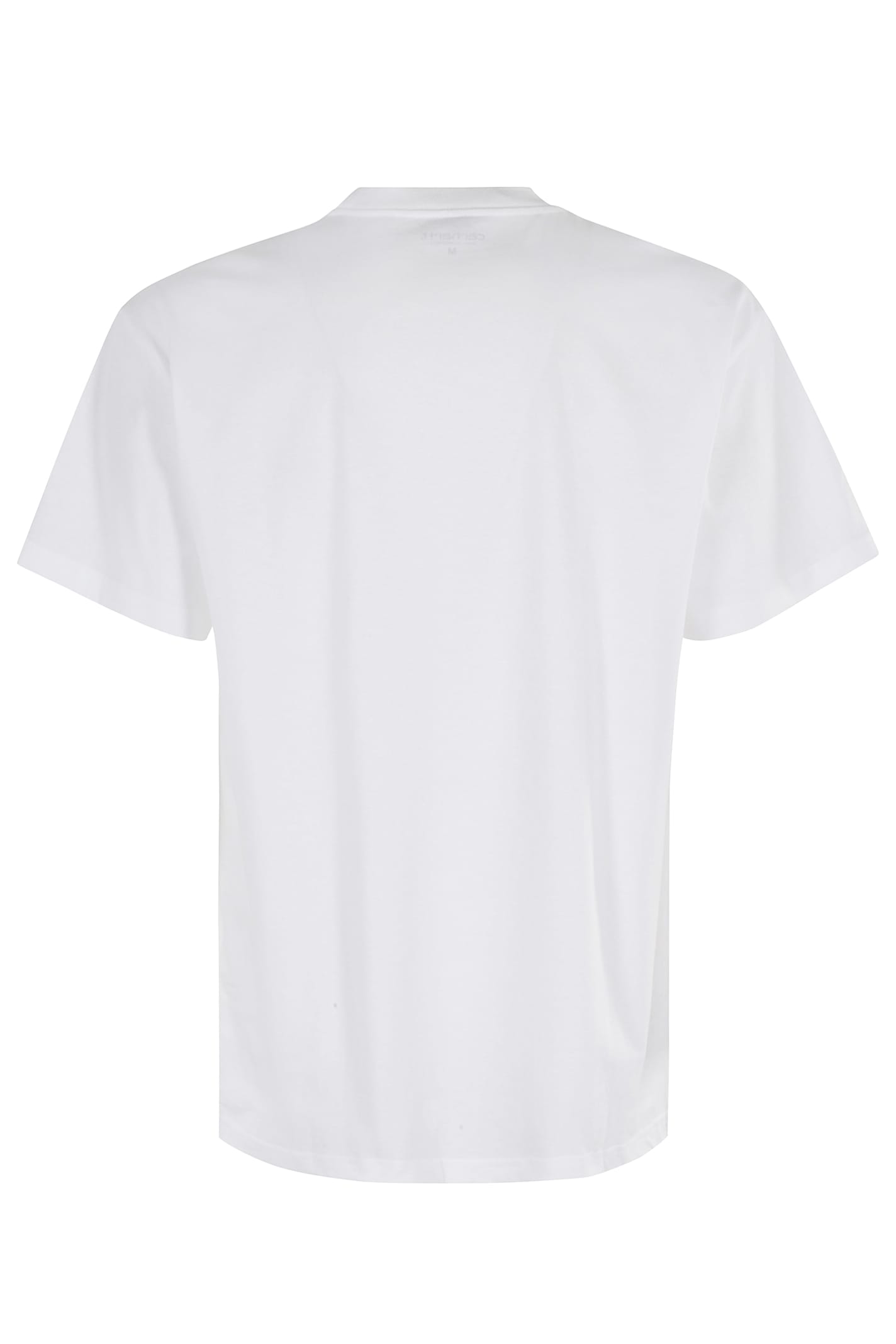 Carhartt Label Script Organic Cotton T-shirt In White