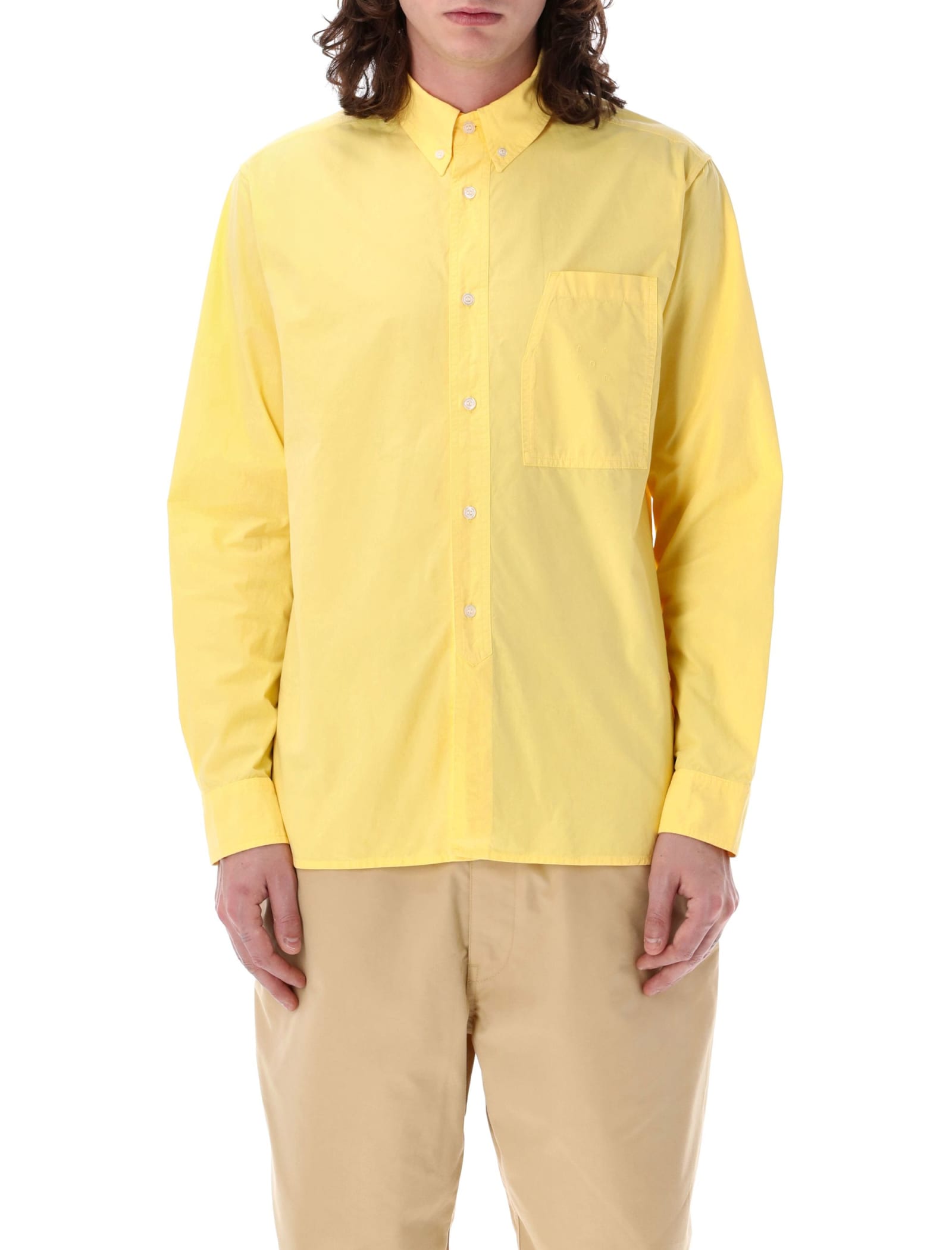 Shop Pop Trading Company Pop Bd Shirt In Yellow