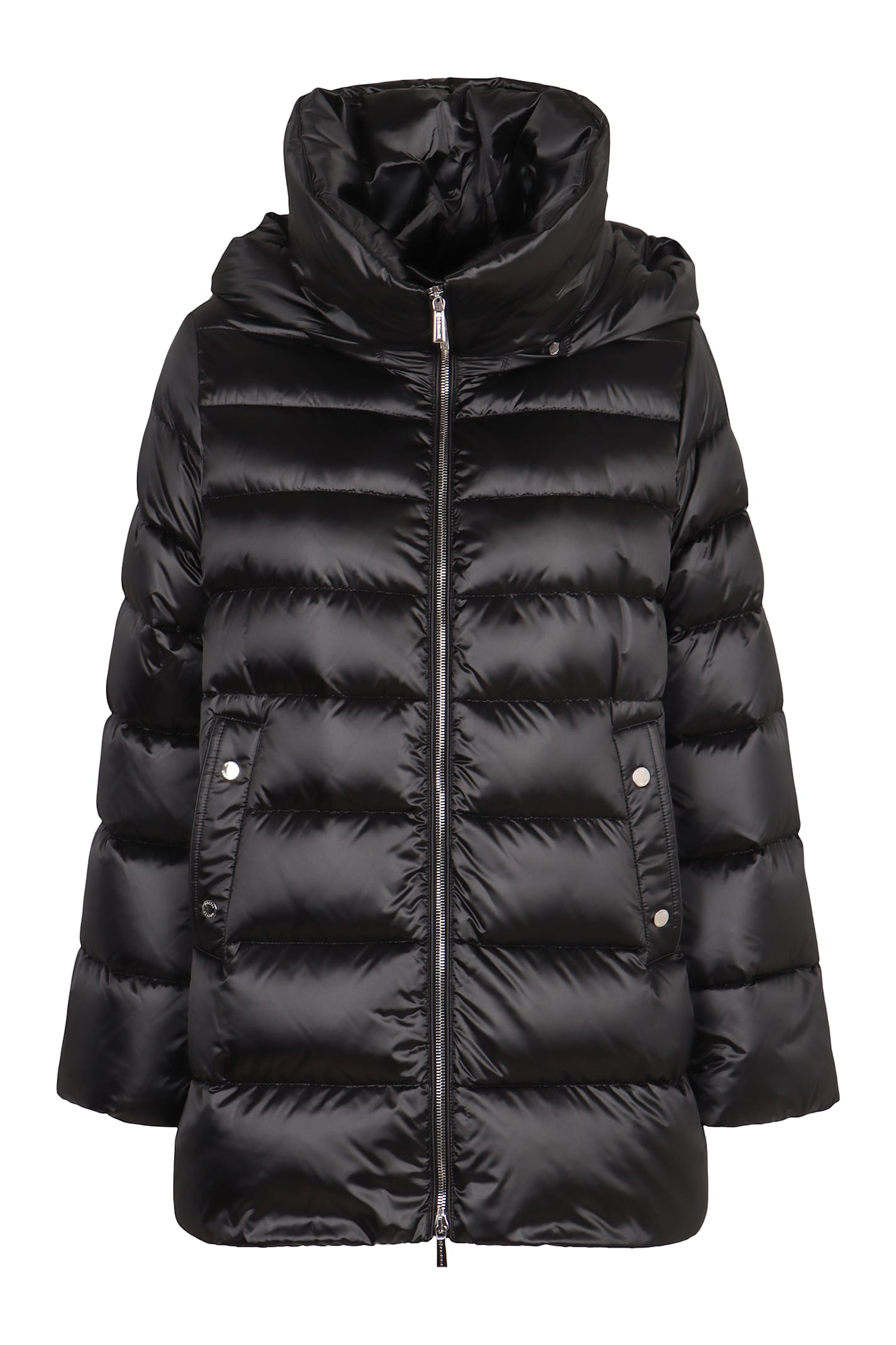 Moorer Natalia Down Jacket With Hood In Black