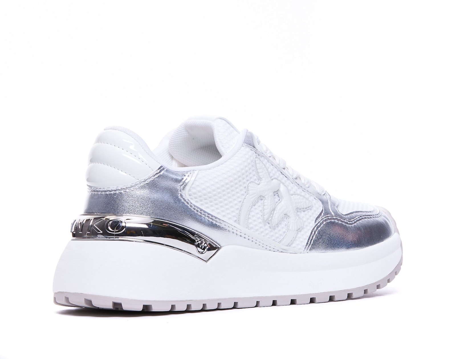 Pinko Gem Sneakers In White