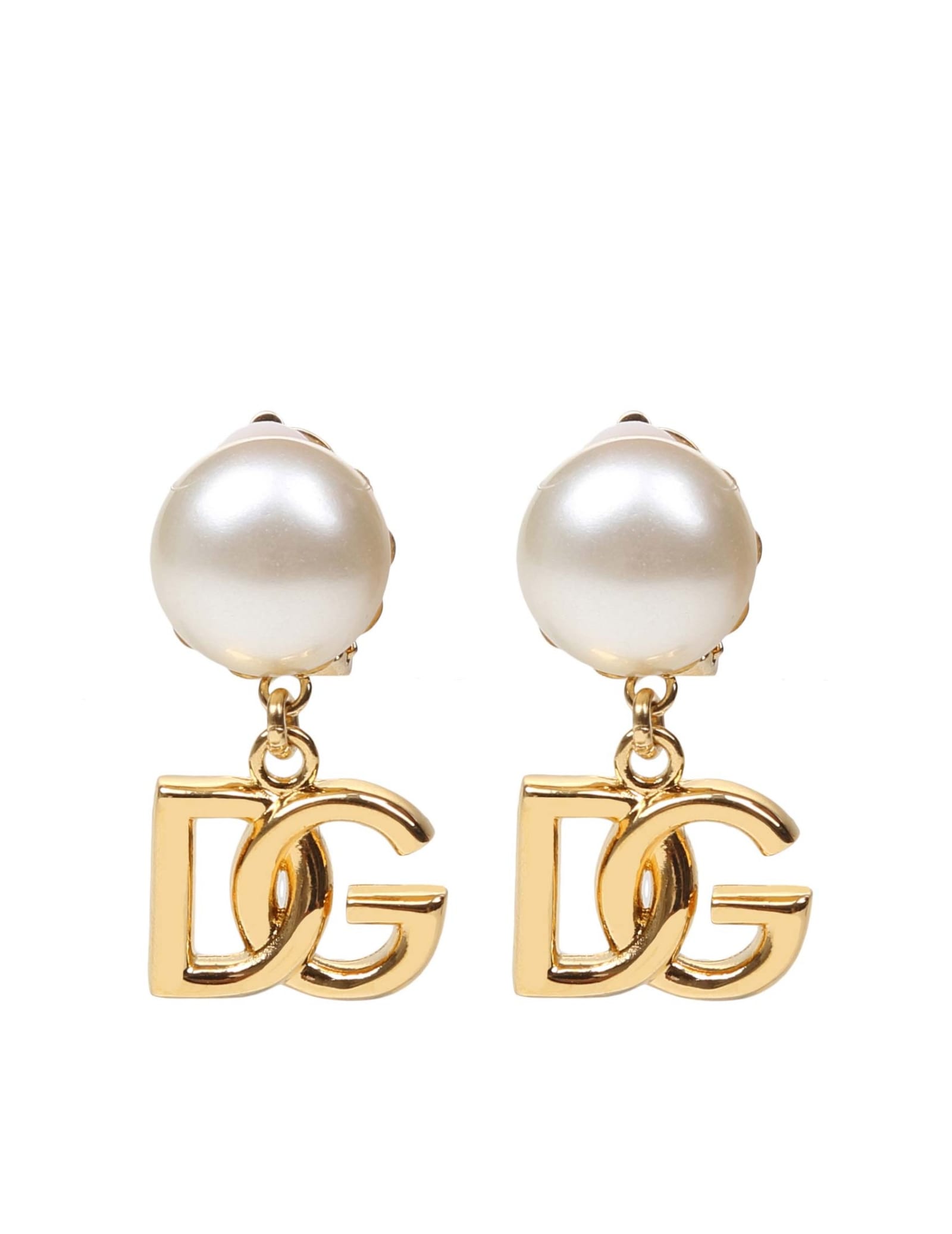 Dolce & Gabbana Clip Earrings Color Gold