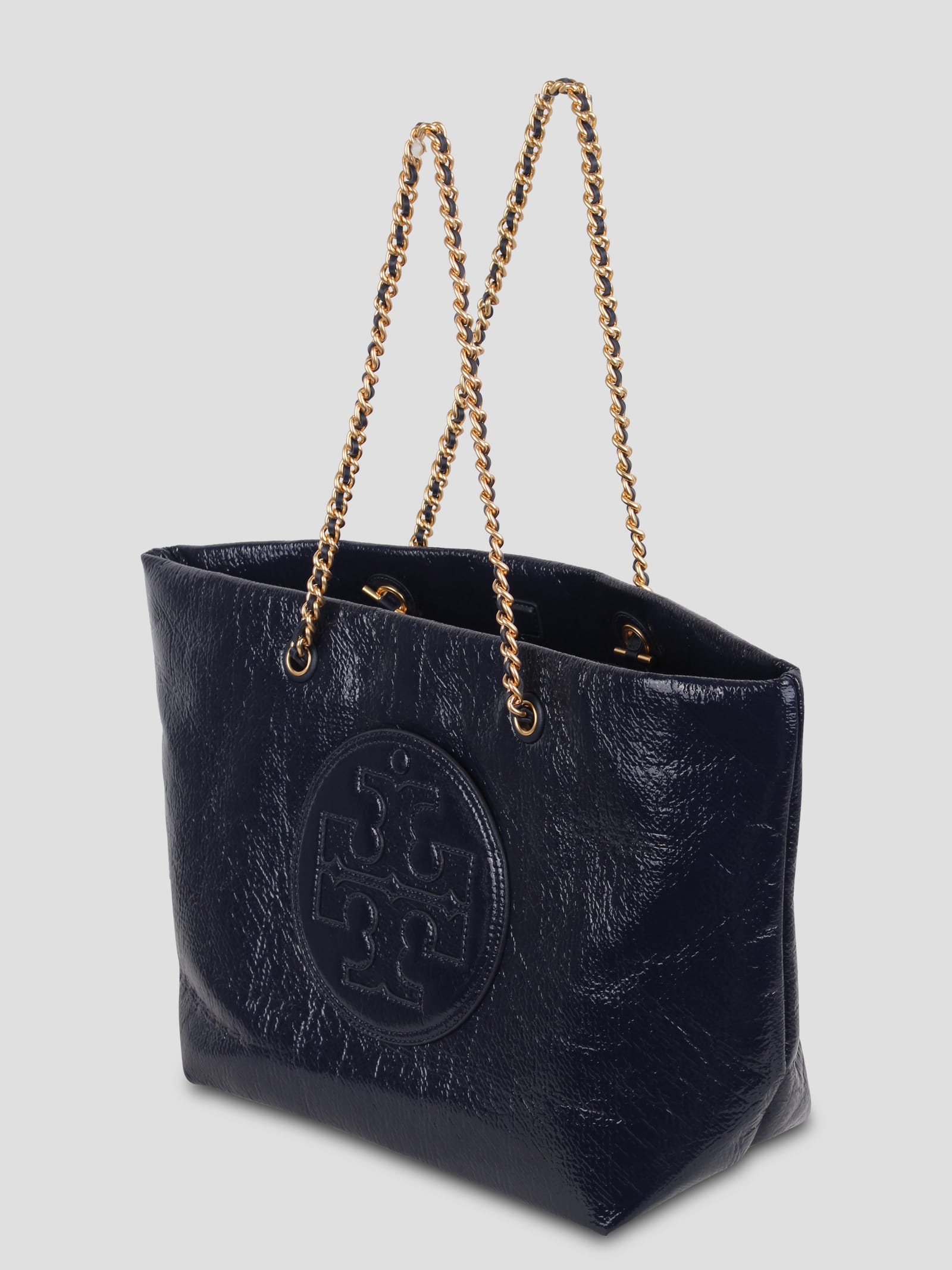 Shop Tory Burch Ella Patent Leather Tote With Chain