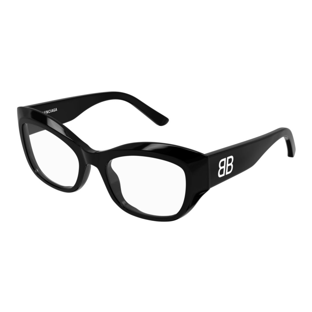Balenciaga Eyewear Butterfly Frame Glasses In Black