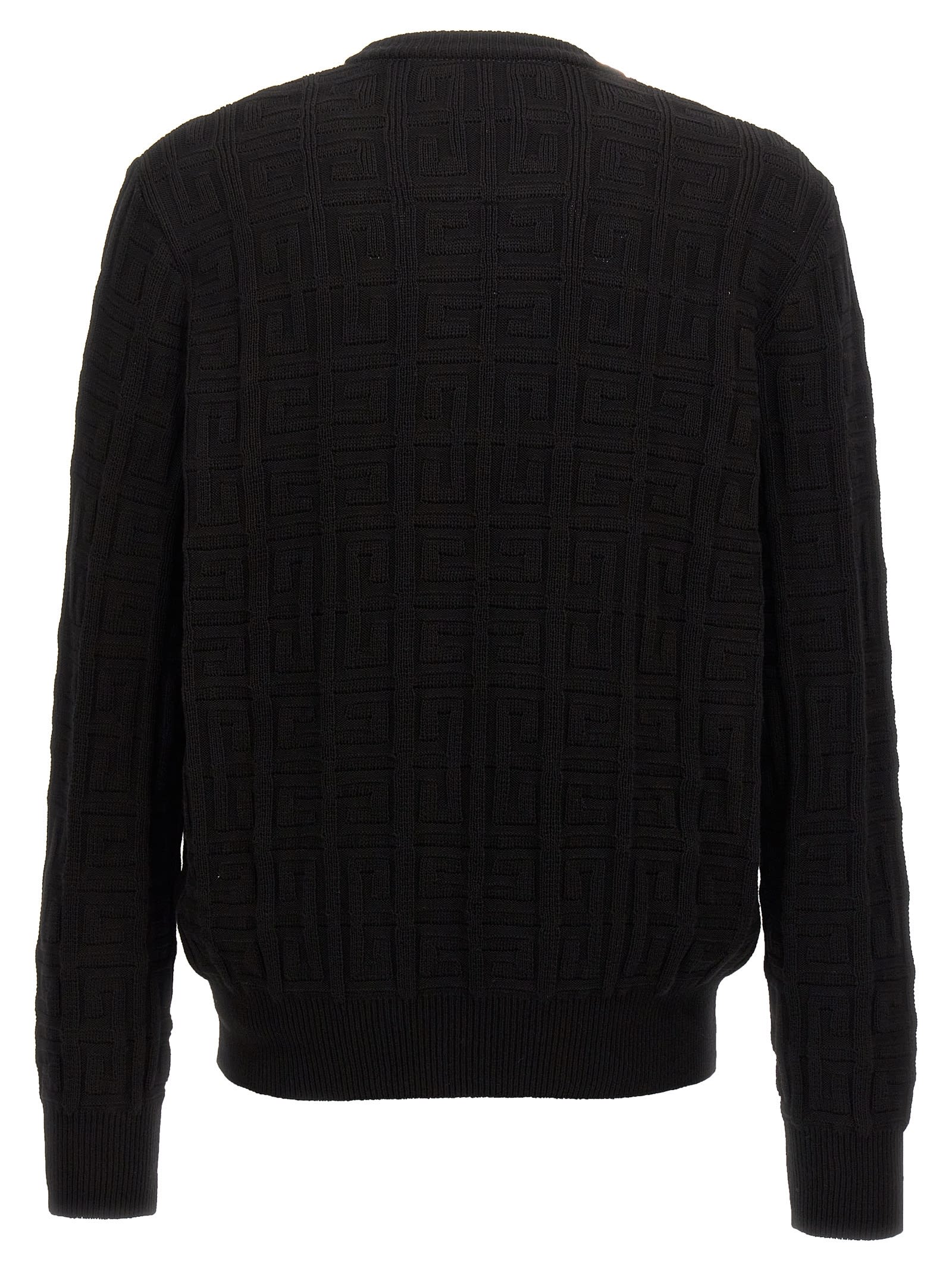 Shop Givenchy Logo Sweater In Nero