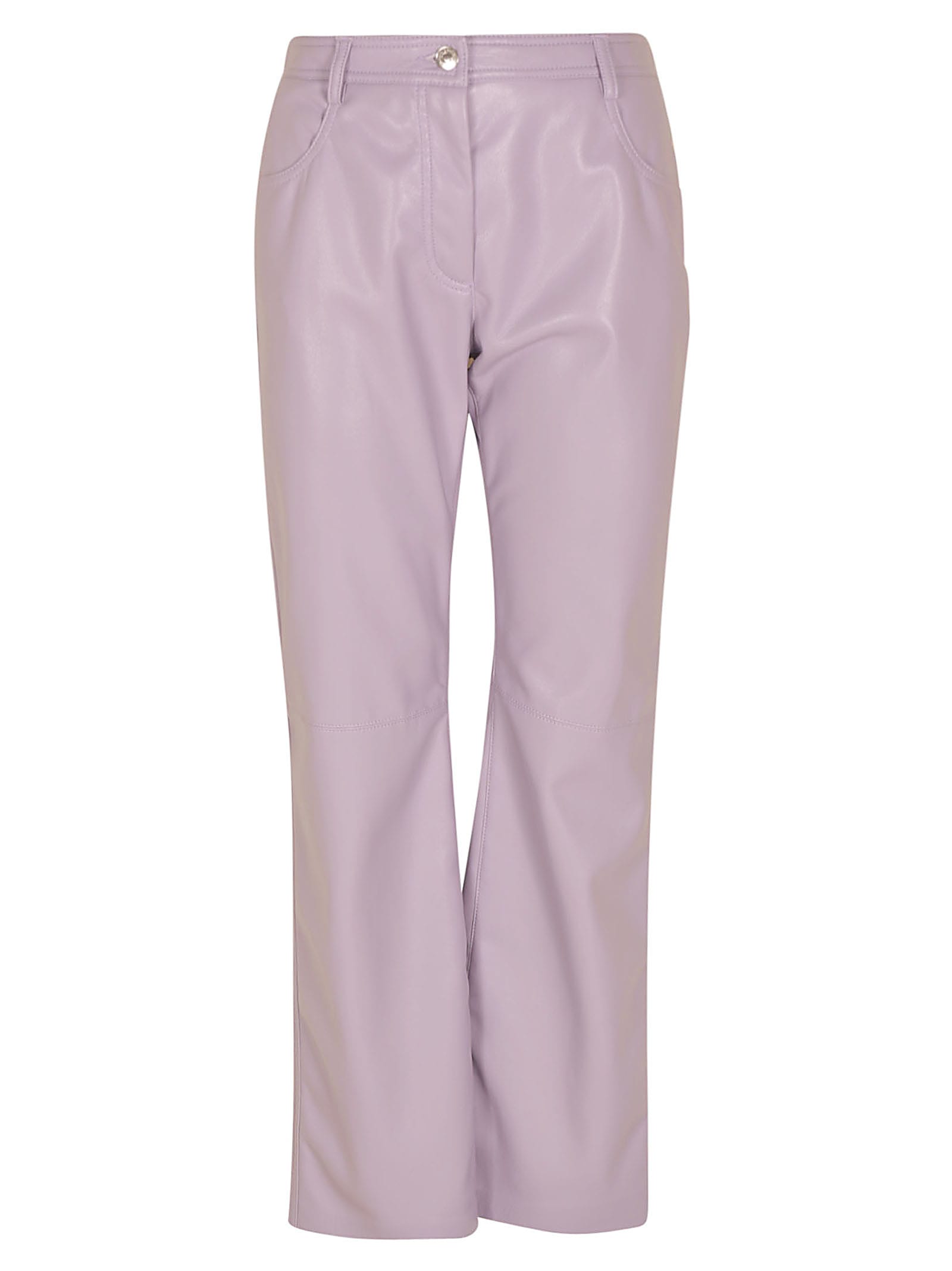 MSGM Plain Shiny Trousers