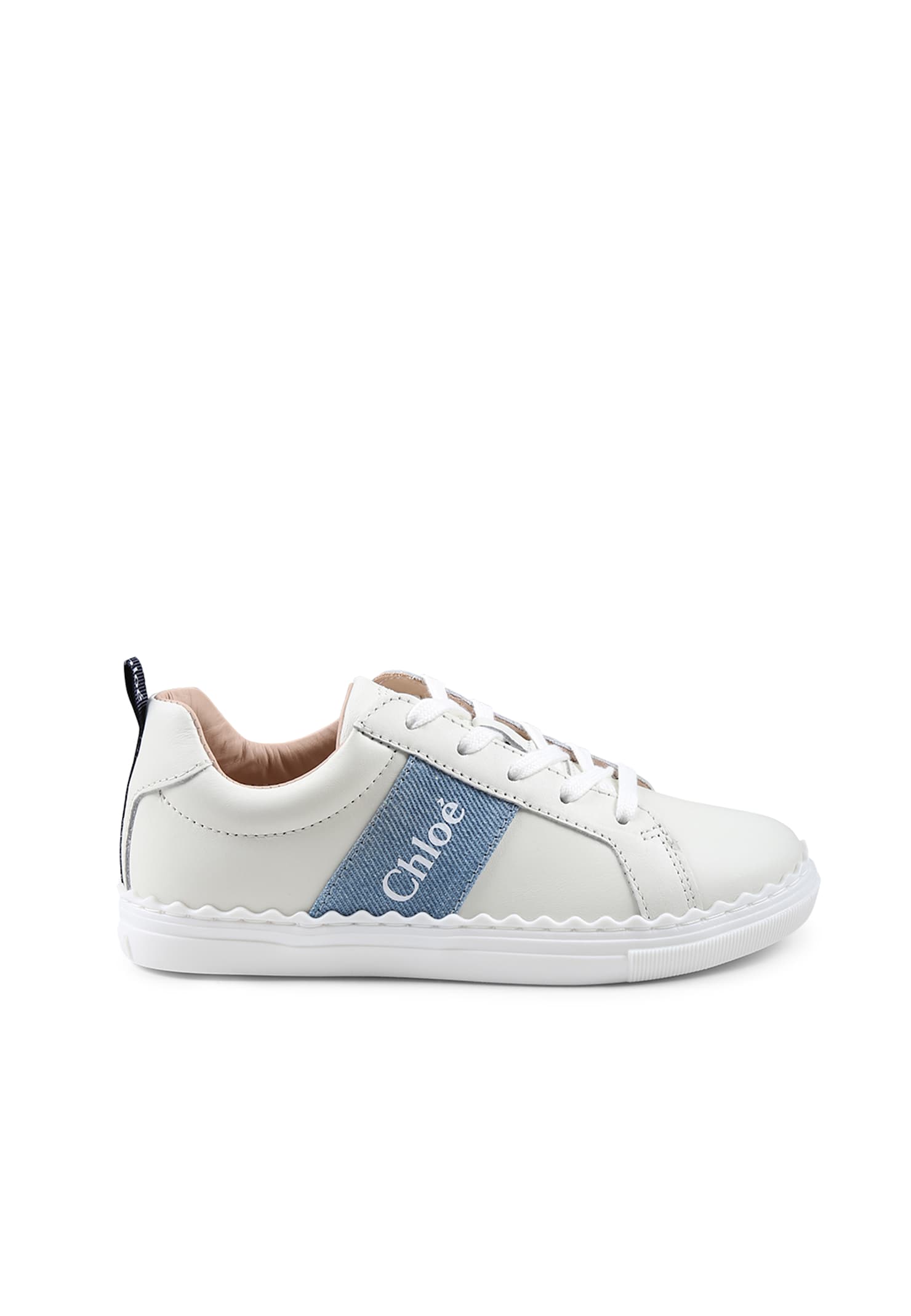 Chloé Escale Sneakers In Ivory