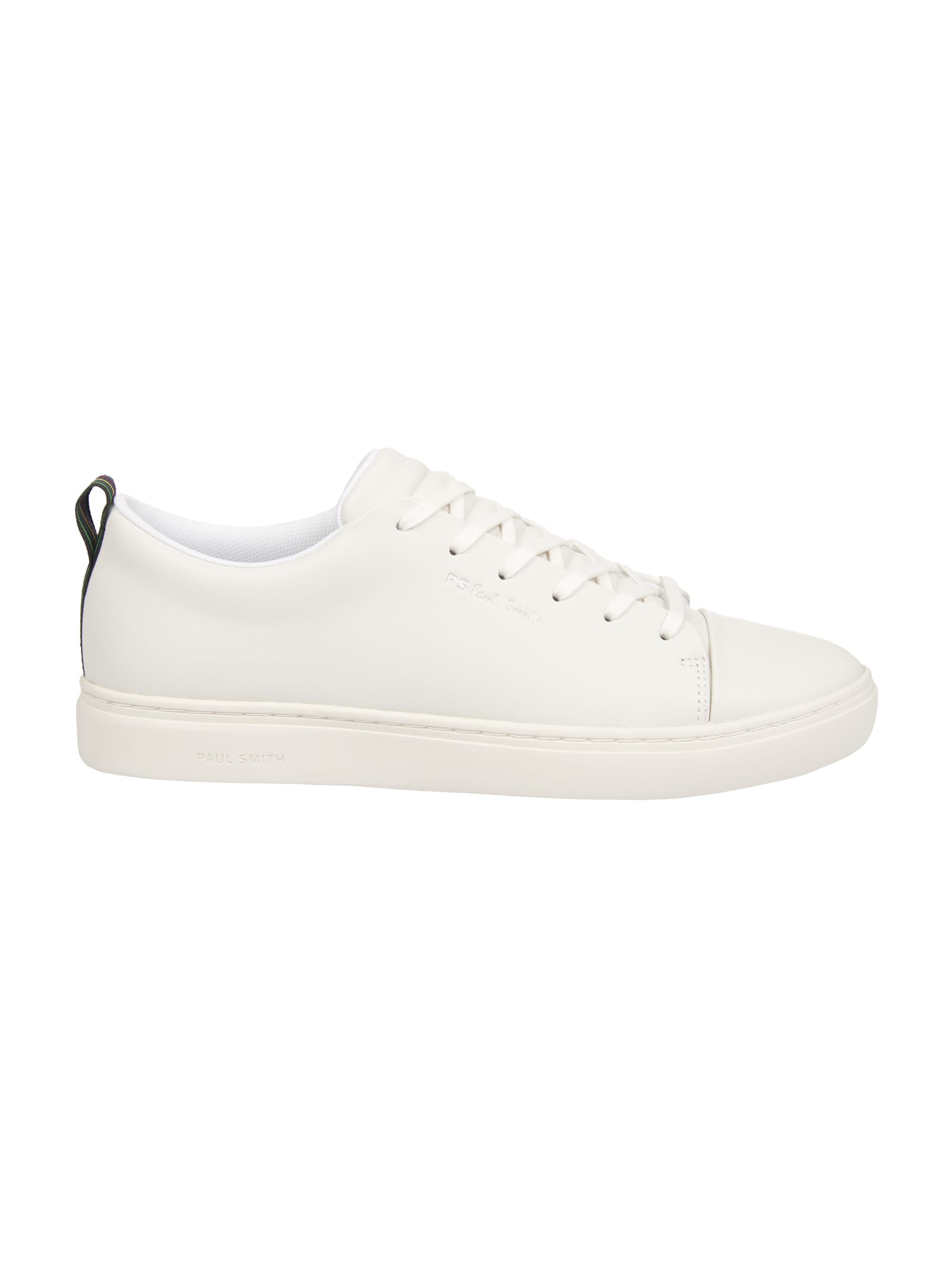 Paul Smith Lee Striped Leather Trainers In White | ModeSens