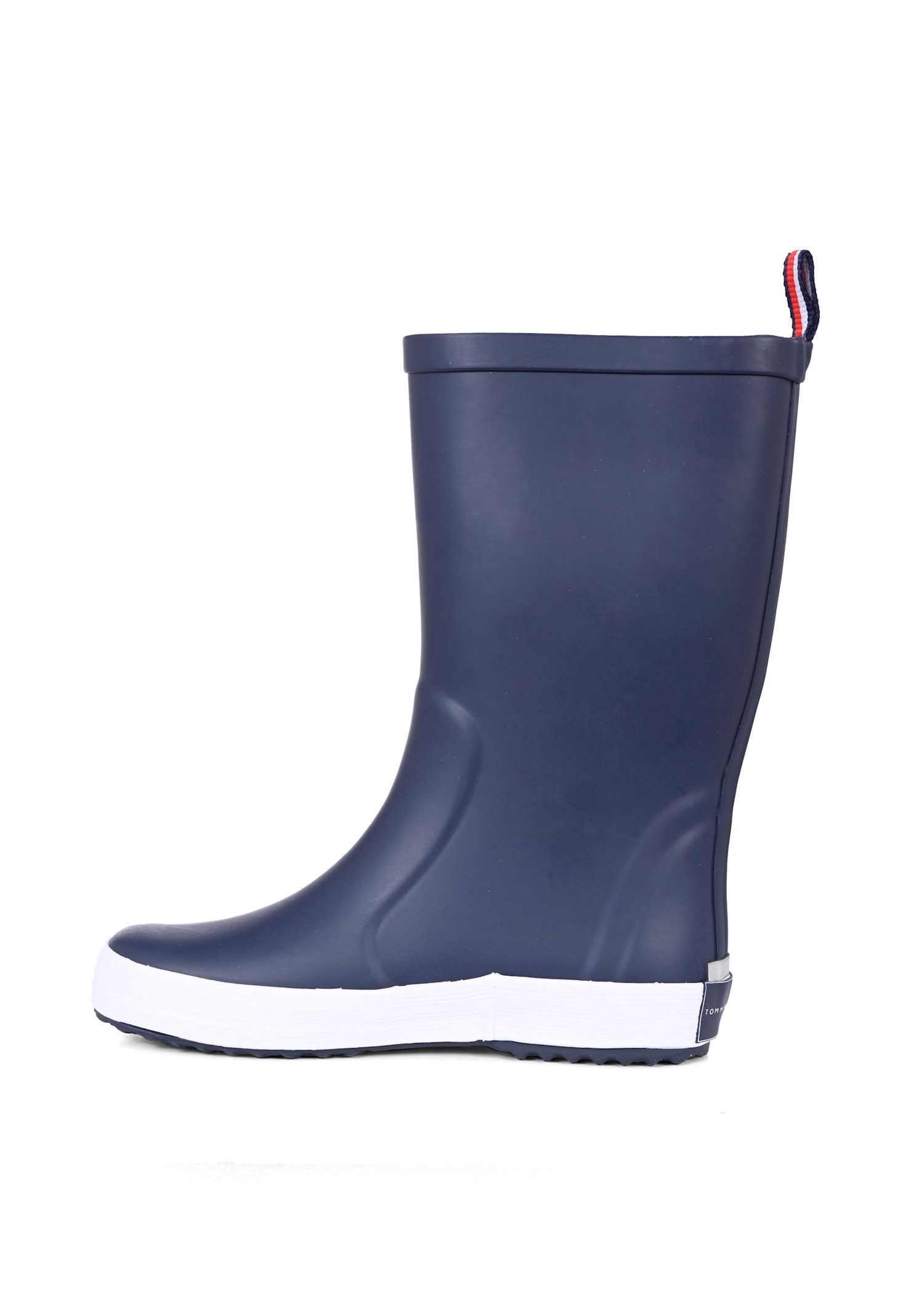 Tommy Hilfiger Blue Rain Boots For Kids With Flag In Blue