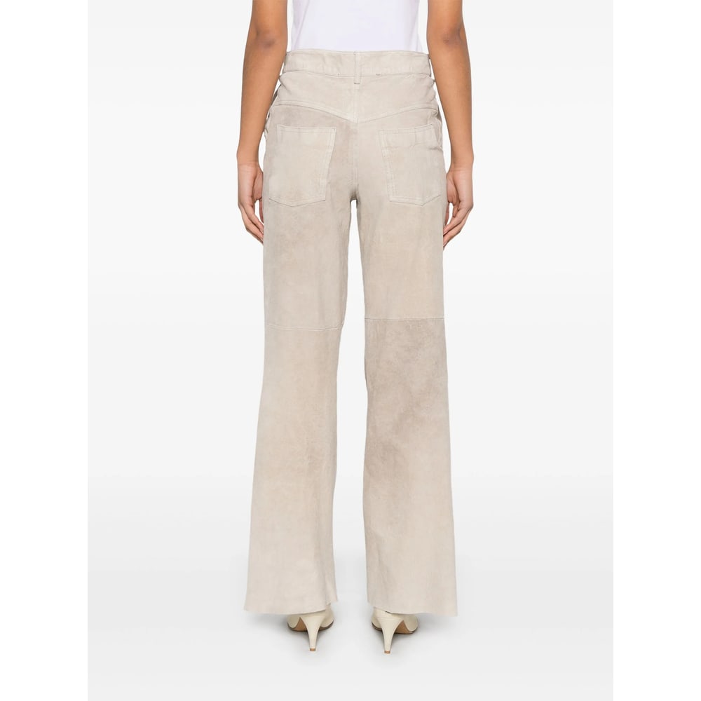 Salvatore Santoro Belt Loop Track Pants In Gray