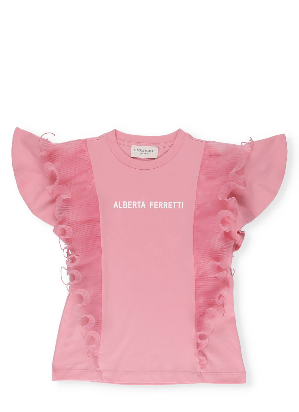 Alberta Ferretti T-shirt With Flounces
