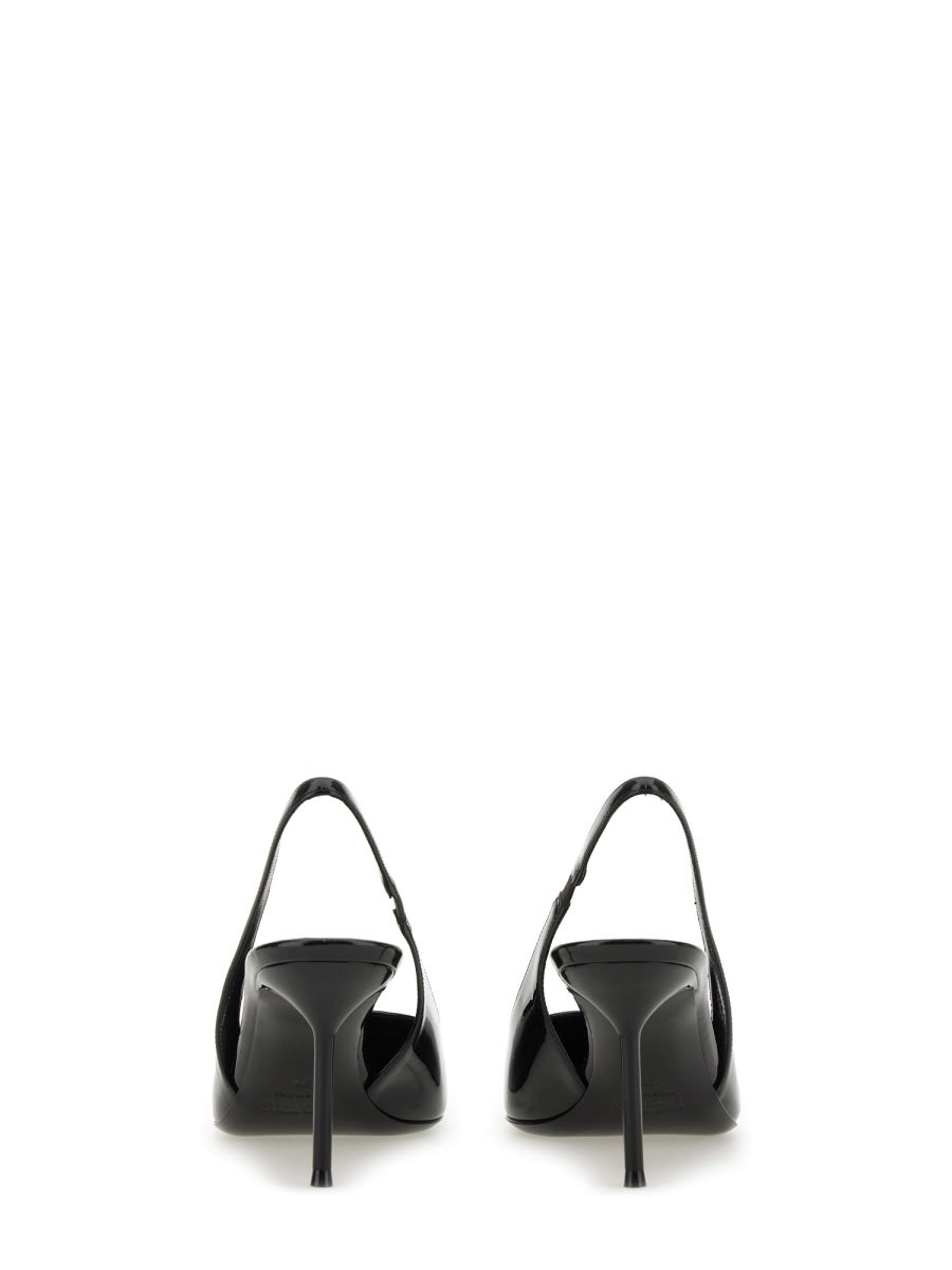 Paris Texas Lidia Slingback Heel 70 In Black