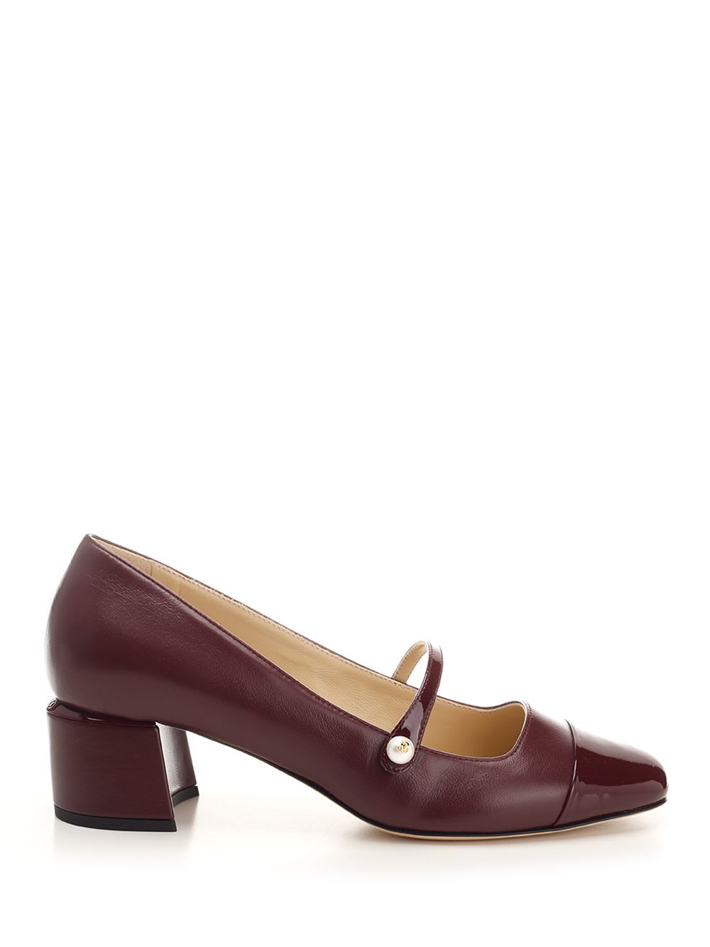 Shop Jimmy Choo Decolleté Elisa In Bordeaux