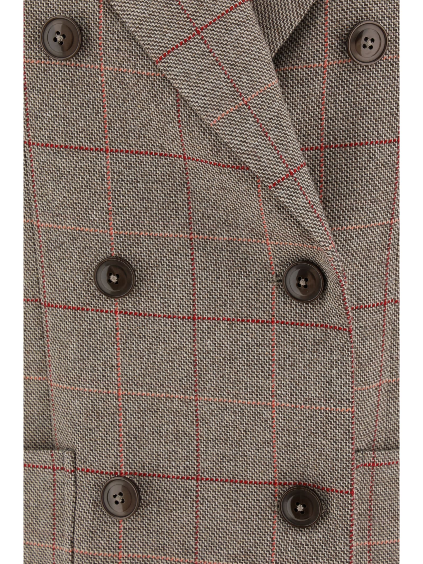 Shop Fortela Blazer Jacket In Grey