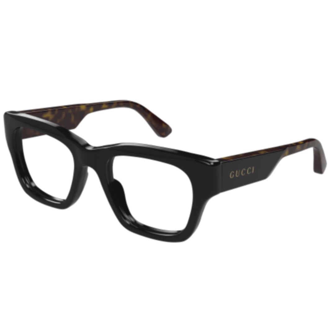 Gucci Gg1669o-005 Black-havana-transparent