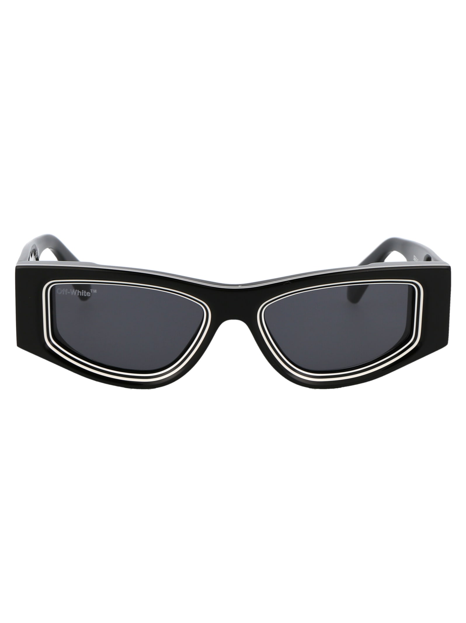 Shop Off-white Andy Sunglasses In 1007 Black