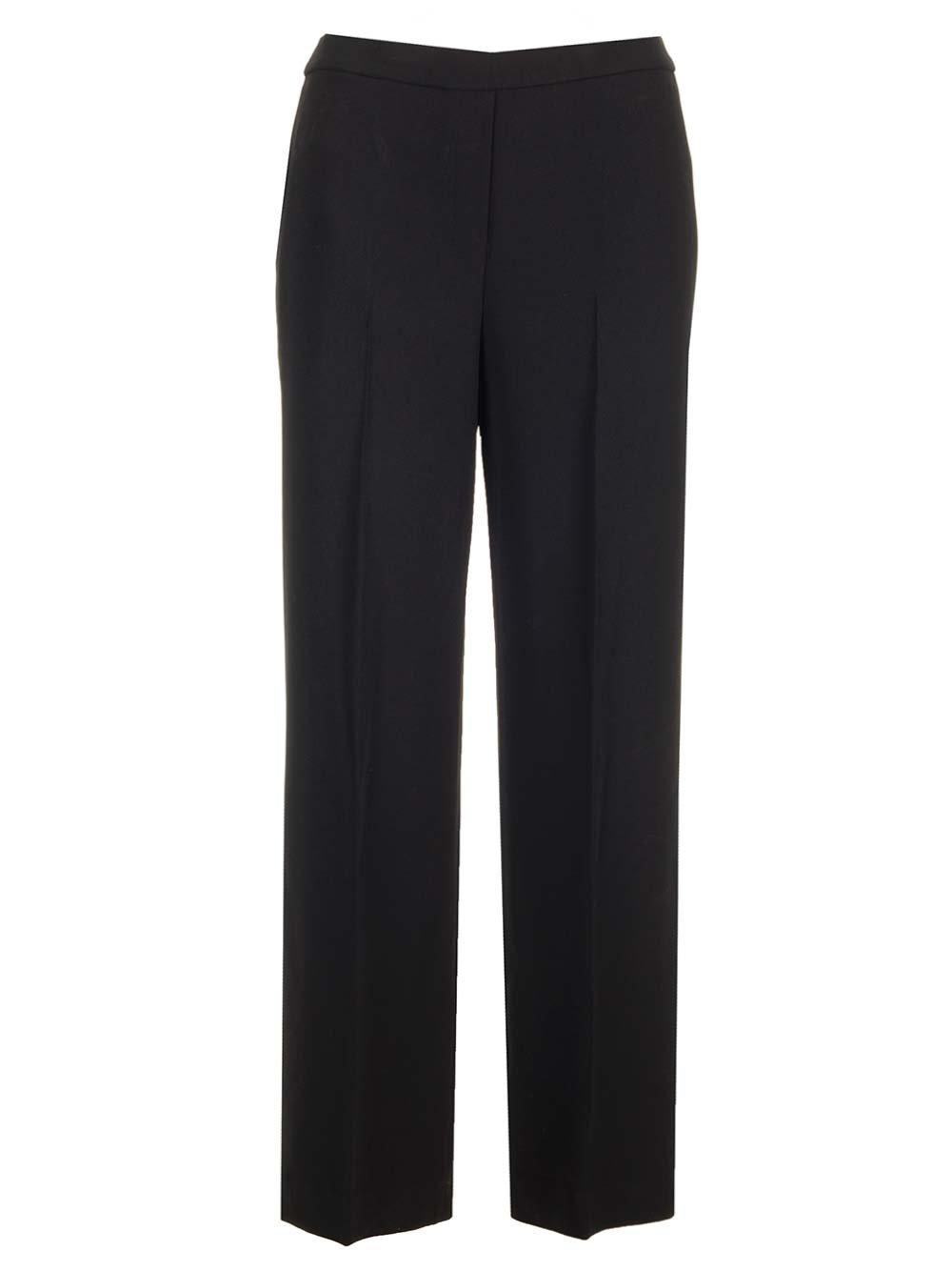 Theory Mid-rise Tailored Trousers In Black