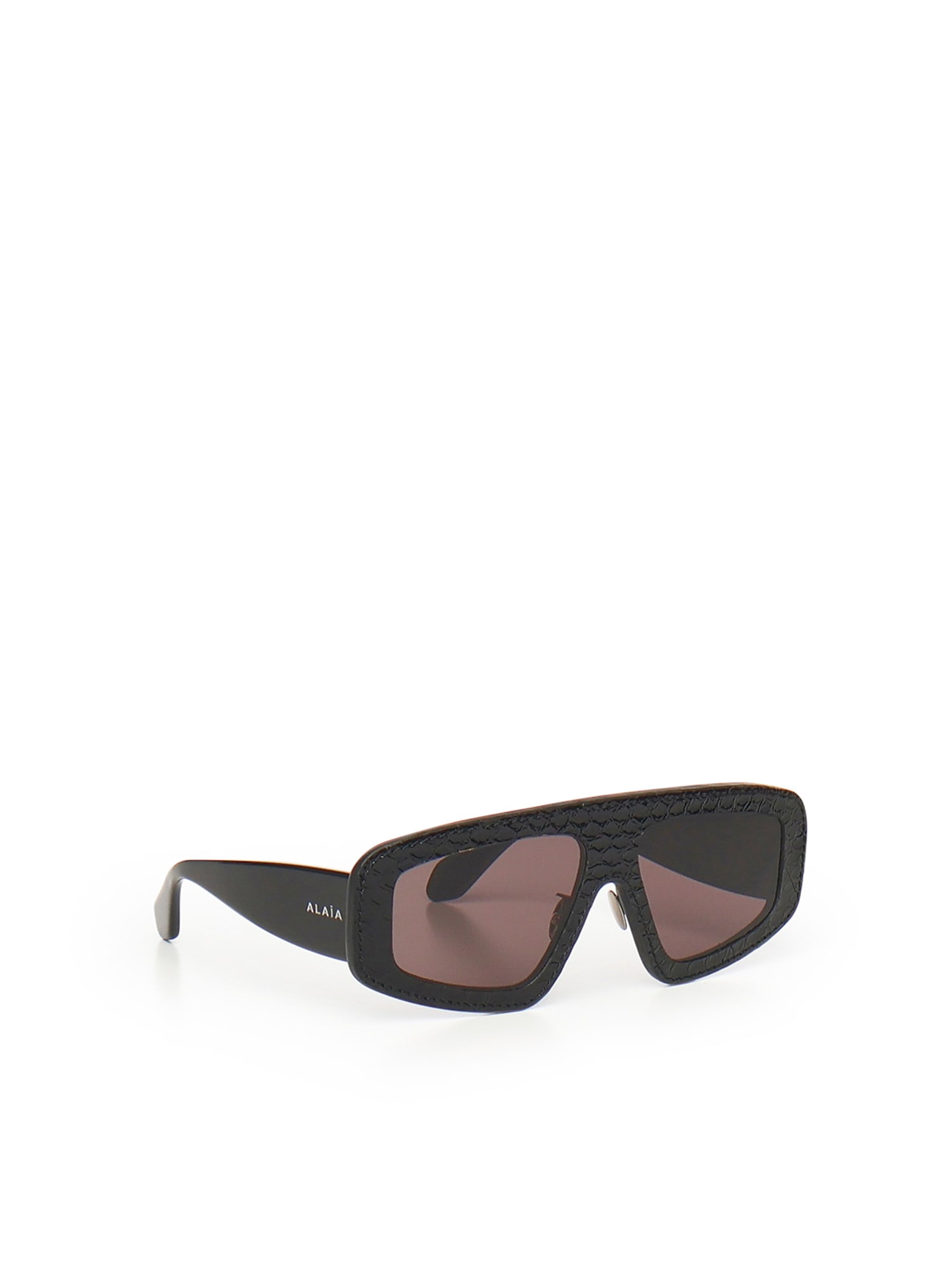 Alaïa Aviator Sunglasses In Black