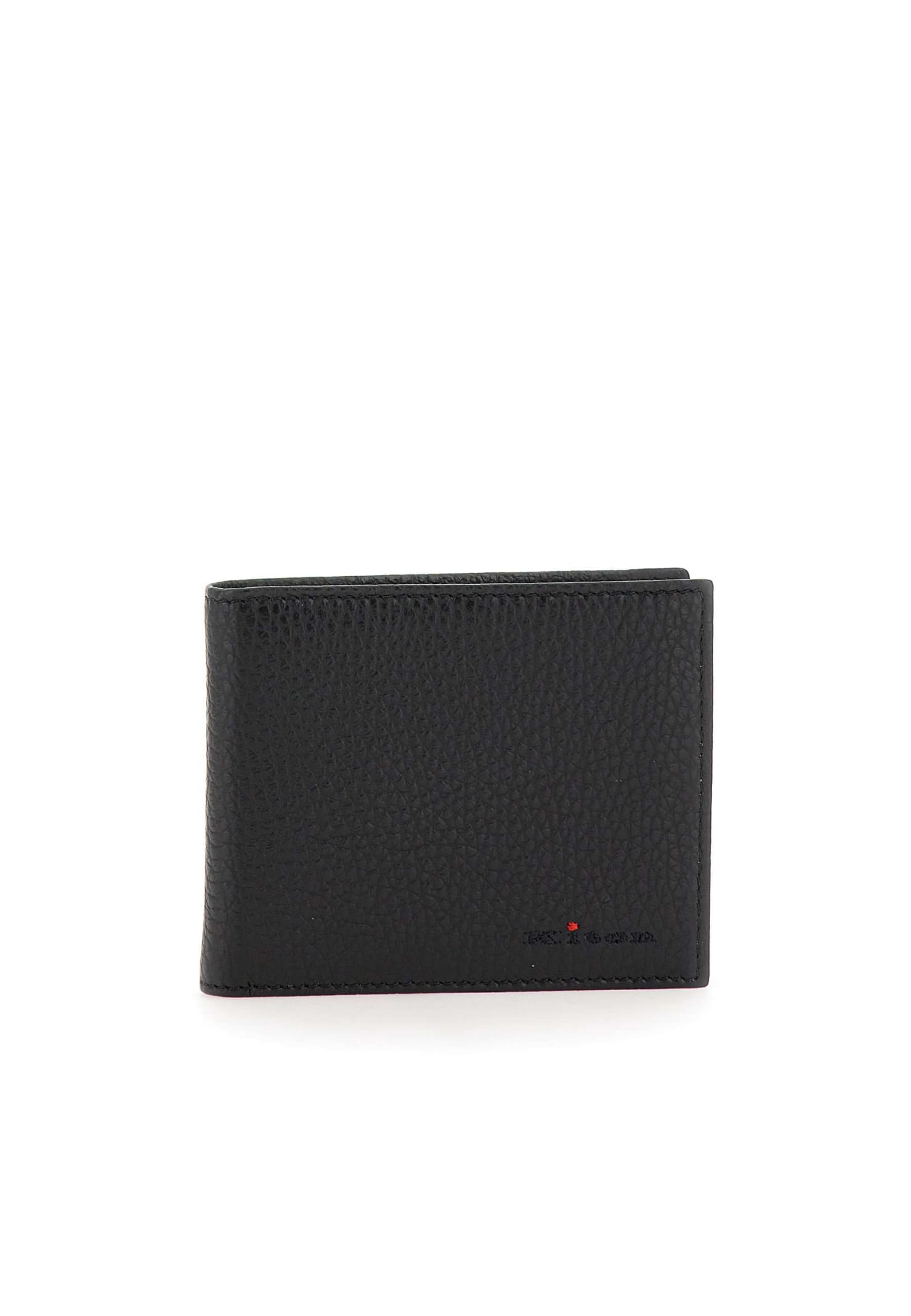 Black wallet for man, in calfskin – Kiton Europe