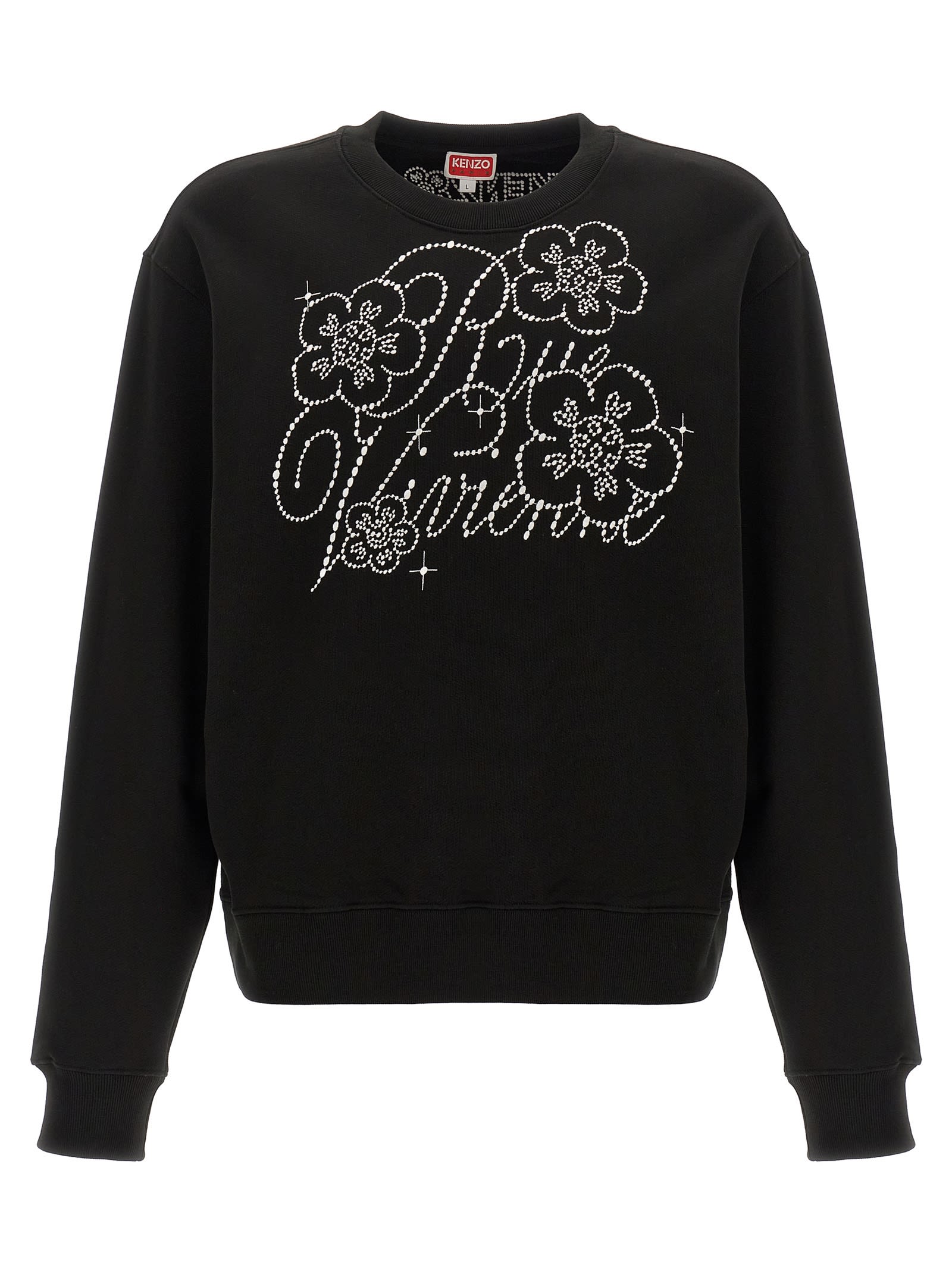 Shop Kenzo Constellation Sweatshirt In Black