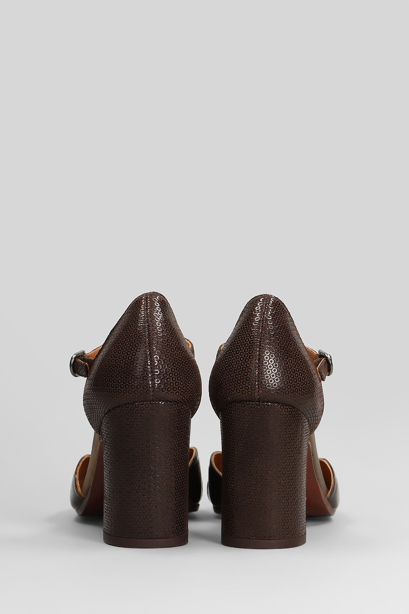 Chie Mihara 65mm Miver Sequin-embellished T-bar Pumps In Brown