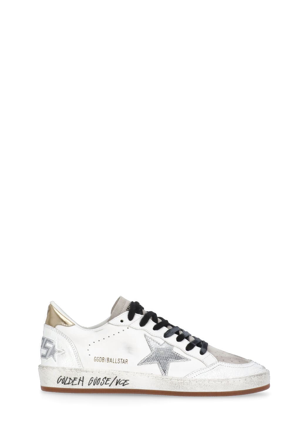 Shop Golden Goose Ball Star Sneakers In White