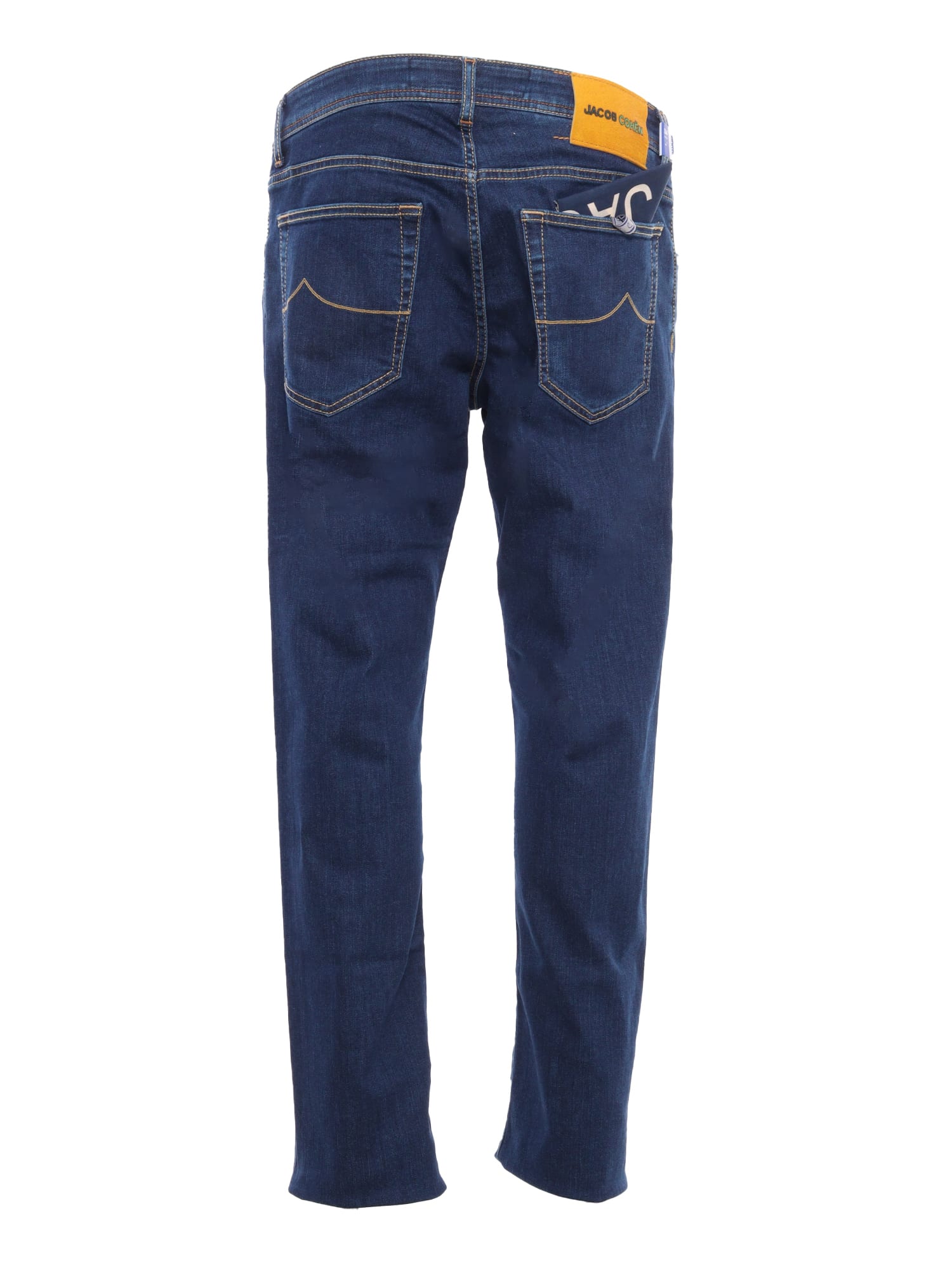 Shop Jacob Cohen Blue Jeans In Multicolor