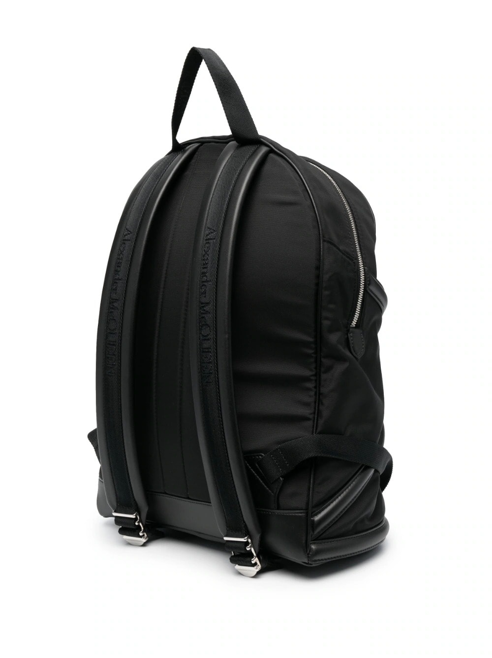 Shop Alexander Mcqueen Black Harness Backpack
