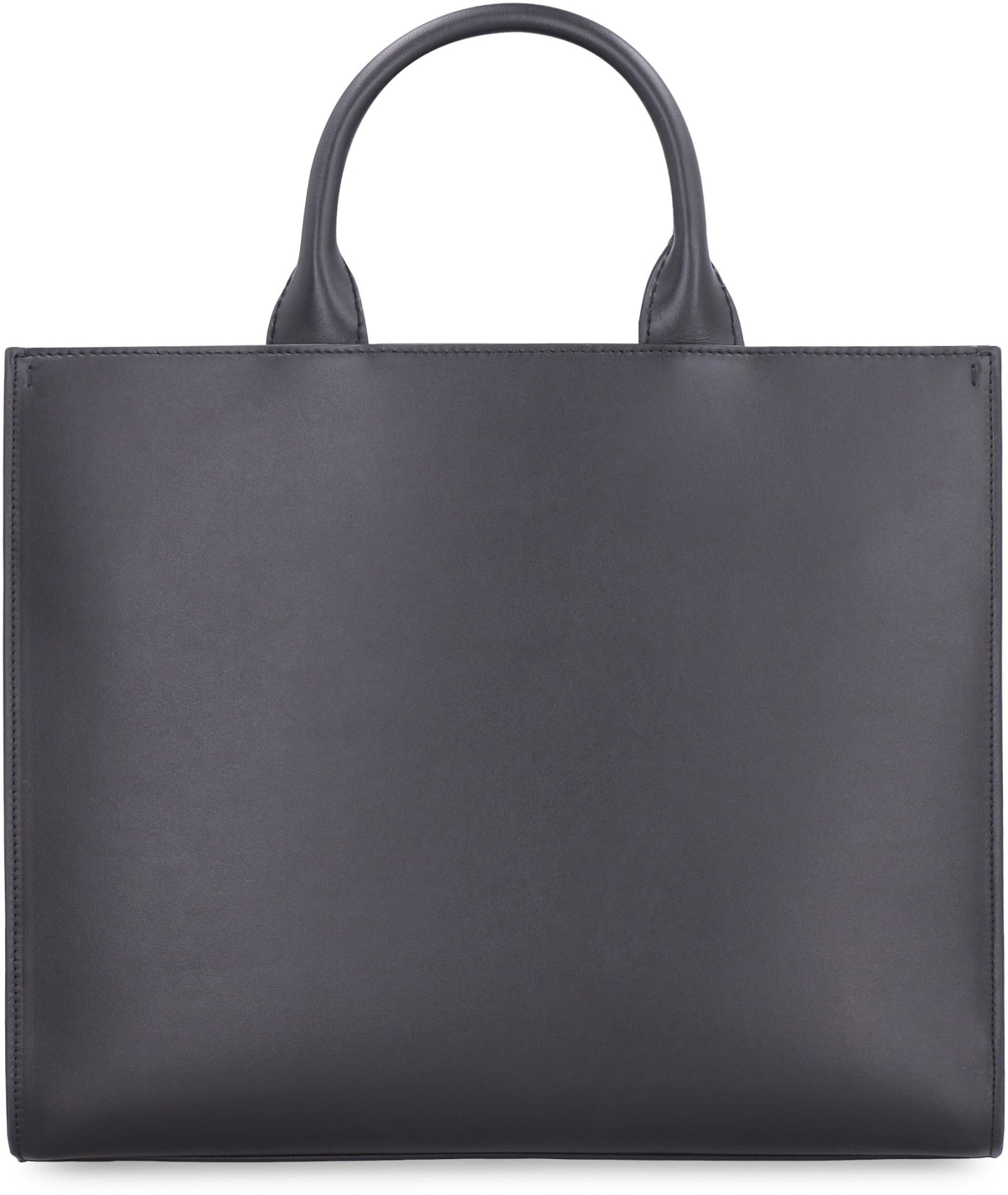 Shop Dolce & Gabbana Dg Daily Leather Tote In Nero