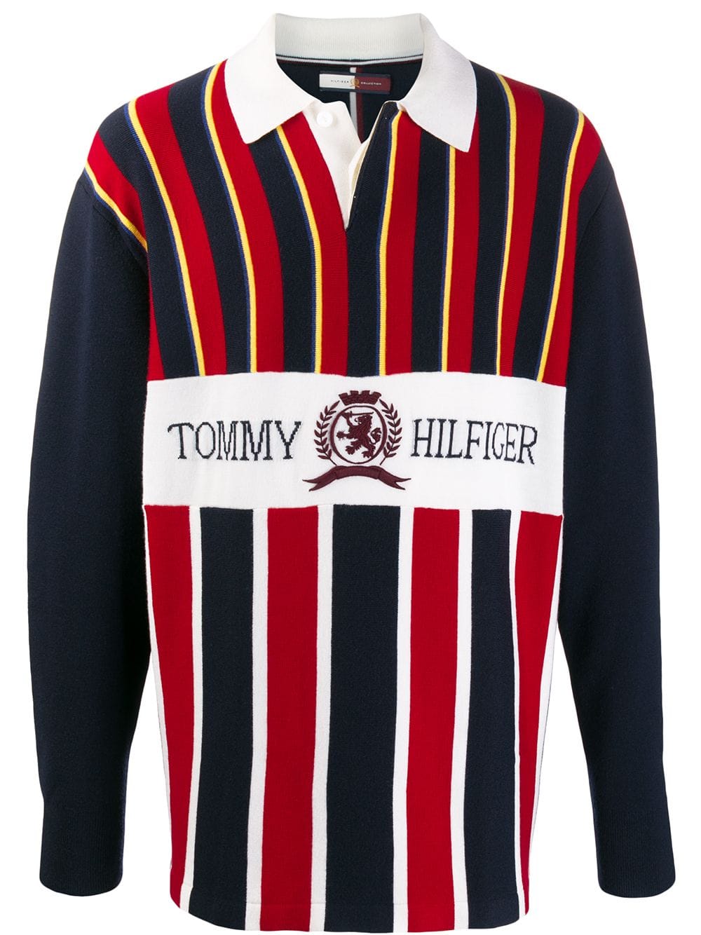 tommy hilfiger crest rugby shirt