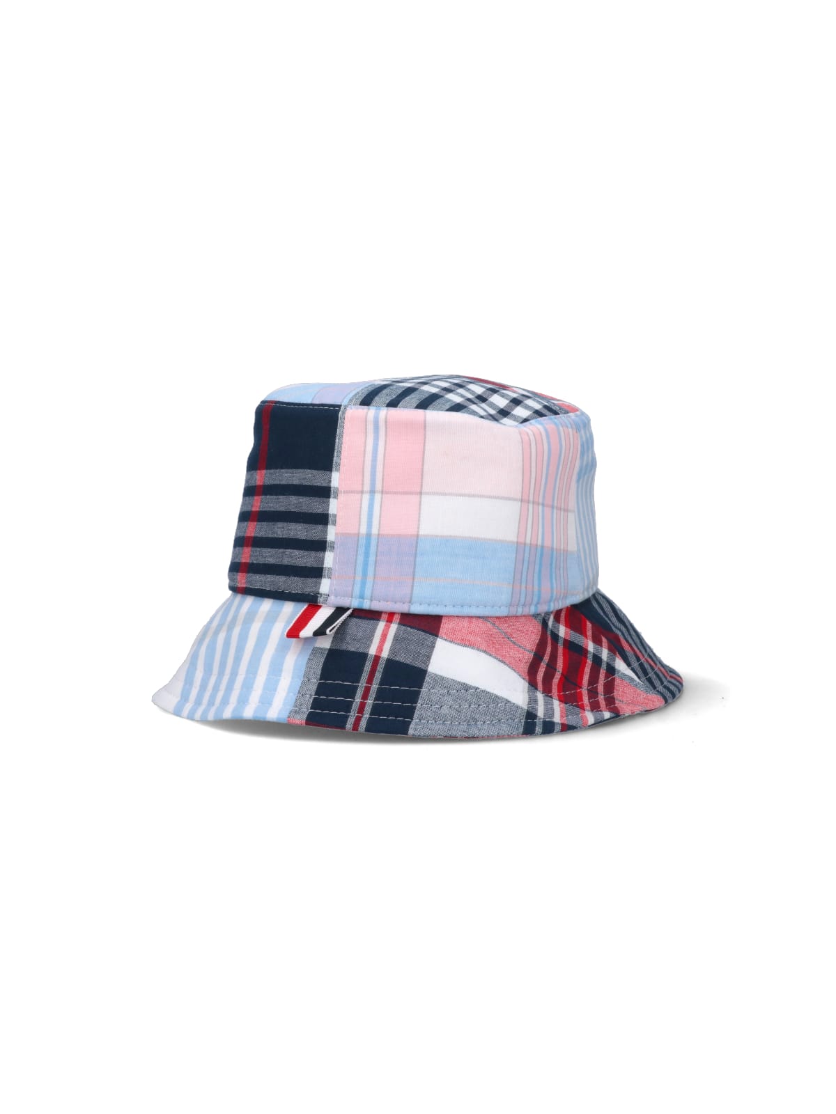 Shop Thom Browne Hat Bucket Patchwork In Multicolor
