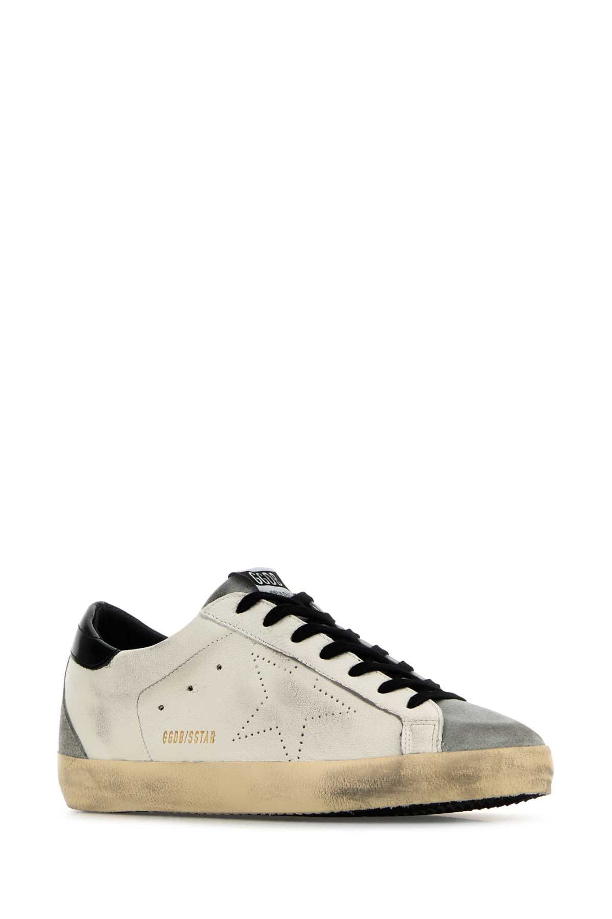 Golden Goose Multicolor Leather Superstar Skate Sneakers In Whitegreyblack