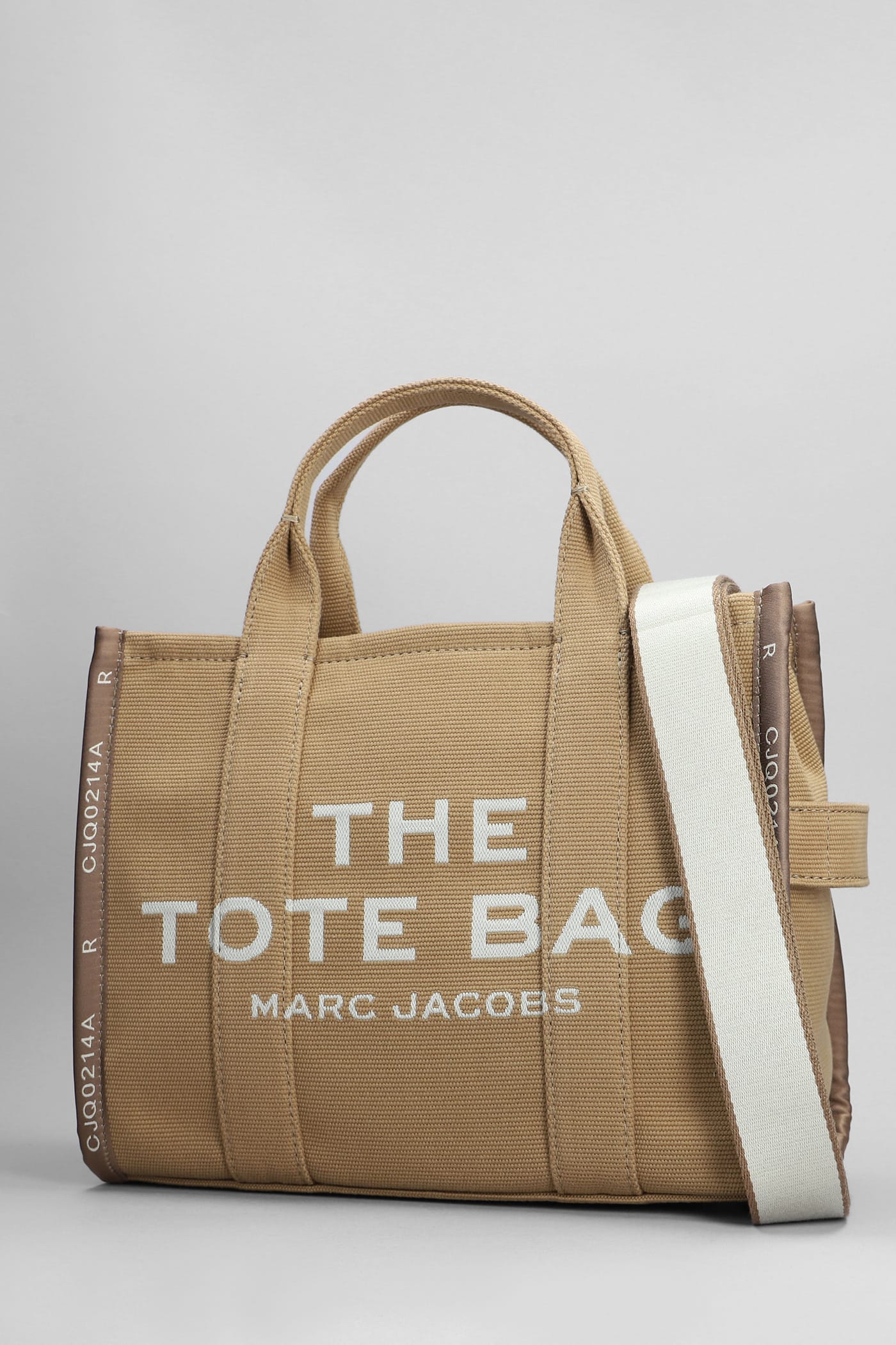 Shop Marc Jacobs Tote In Camel Cotton