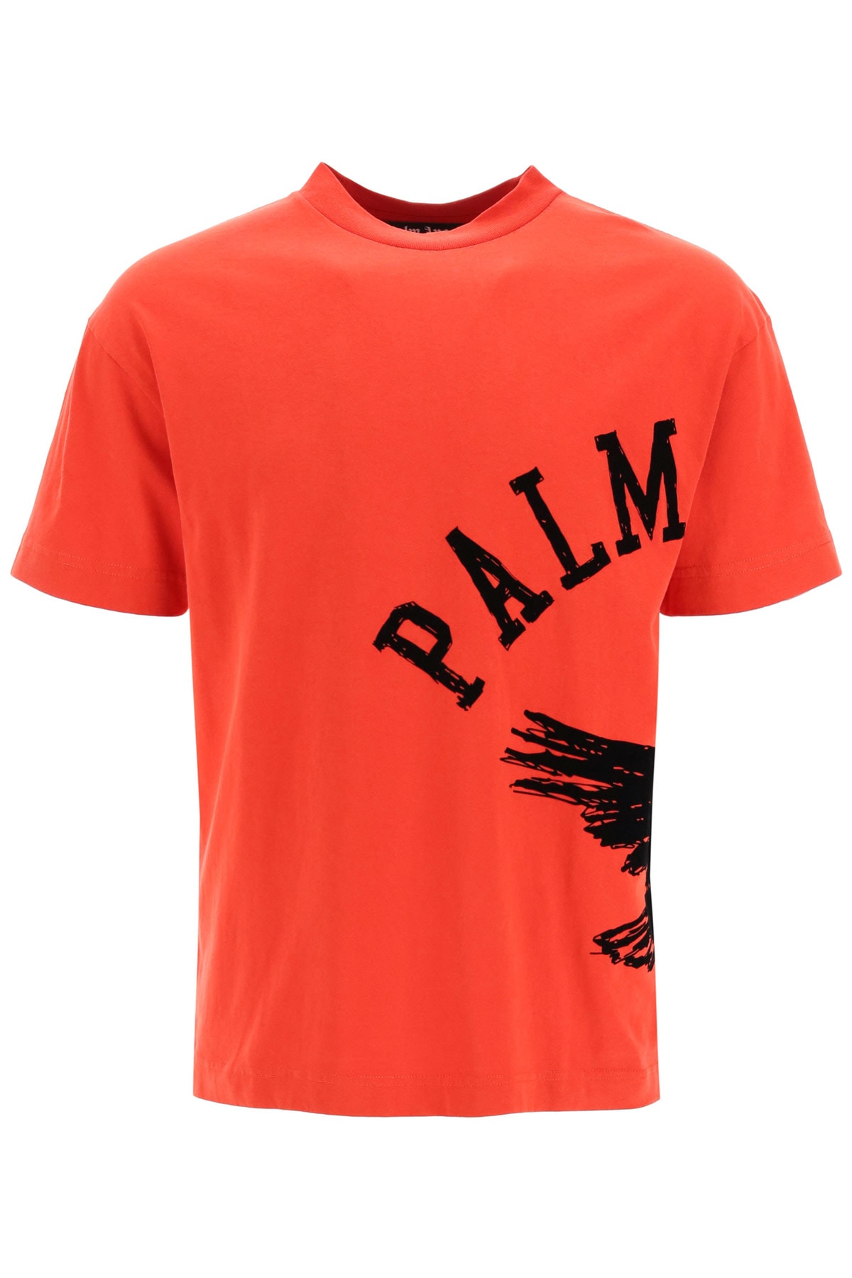 Palm Angels Side College Eagle Flock T-shirt