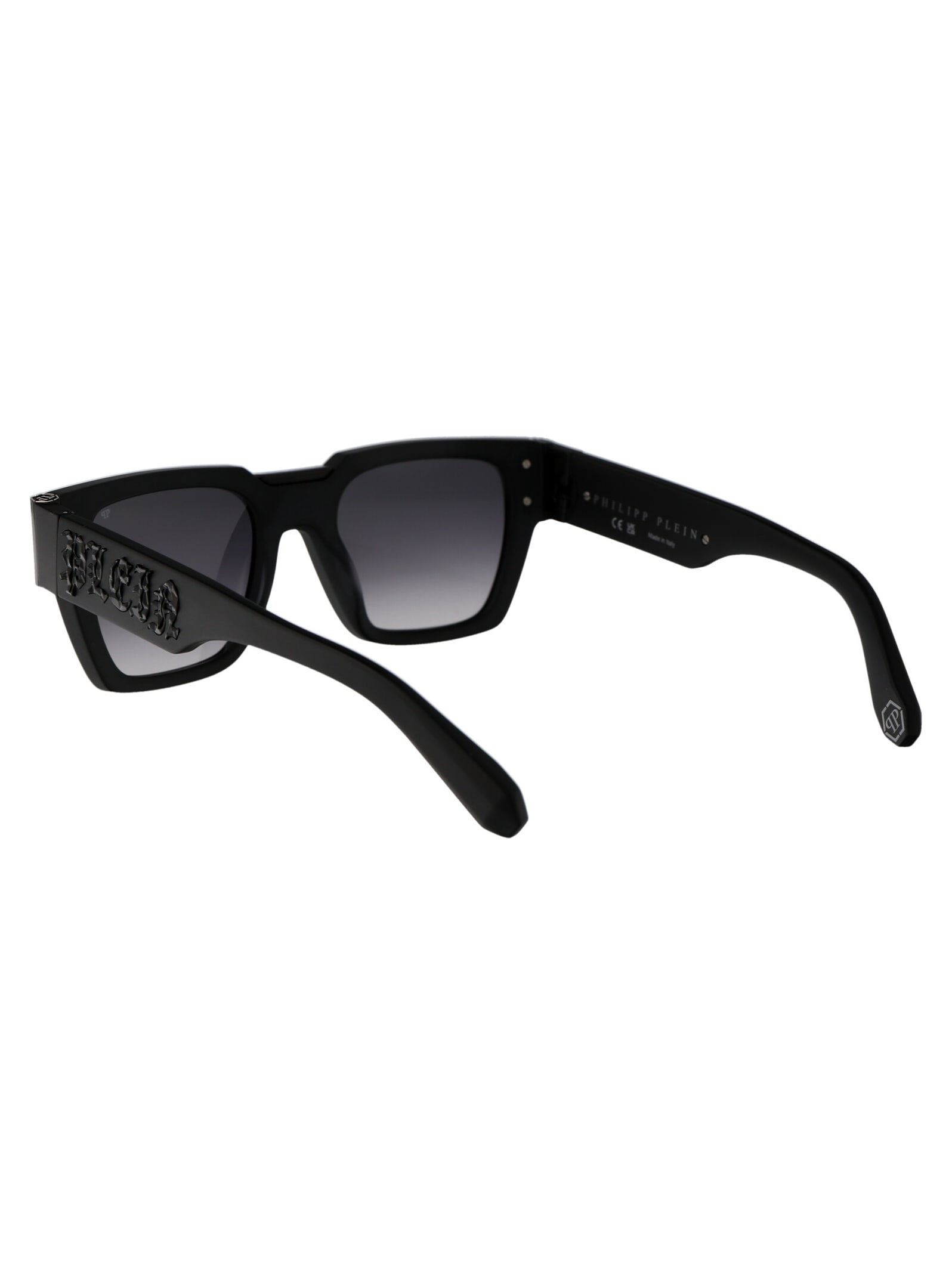 Shop Philipp Plein Spp095m Sunglasses In 0703 Black
