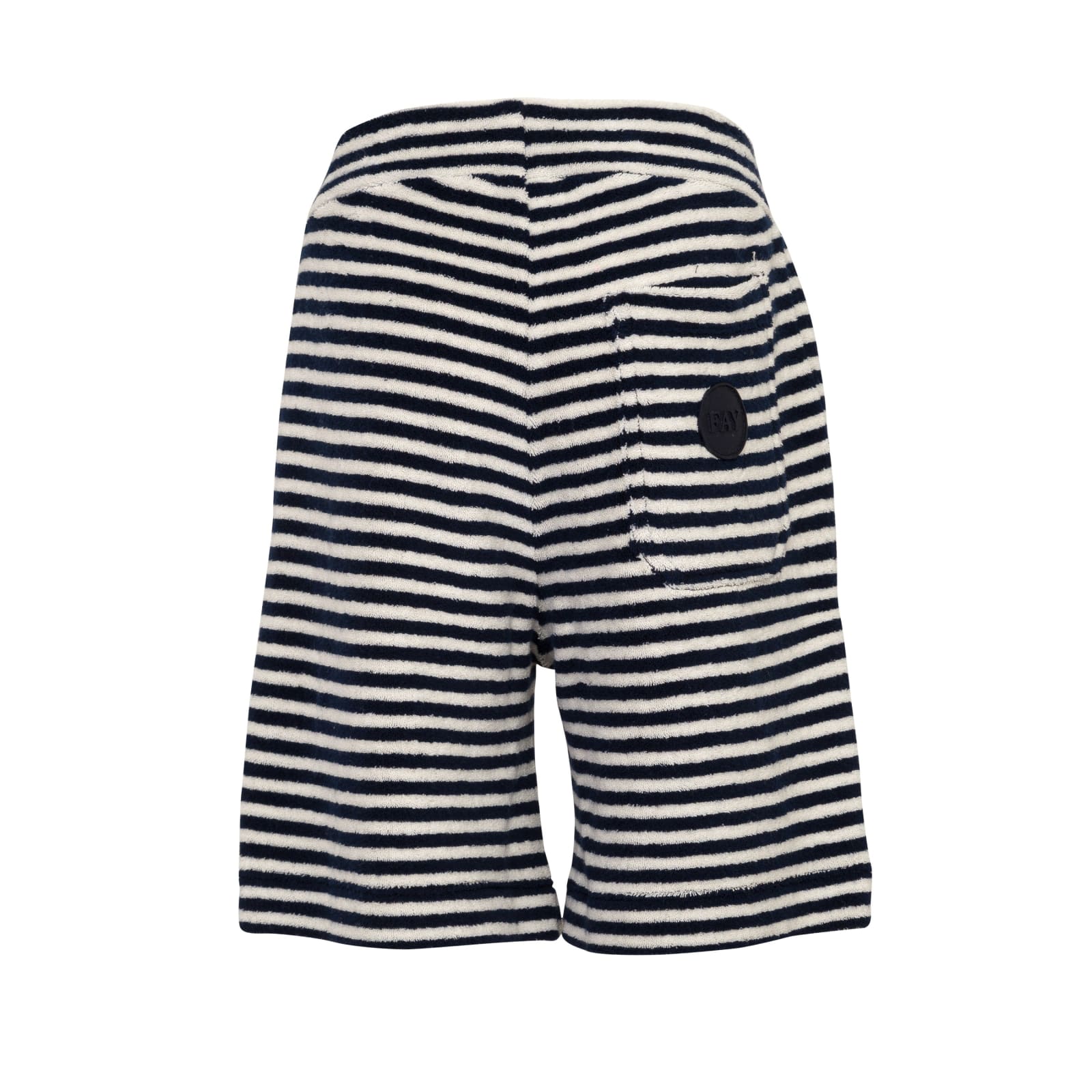 Shop Fay Striped Shorts In Blue