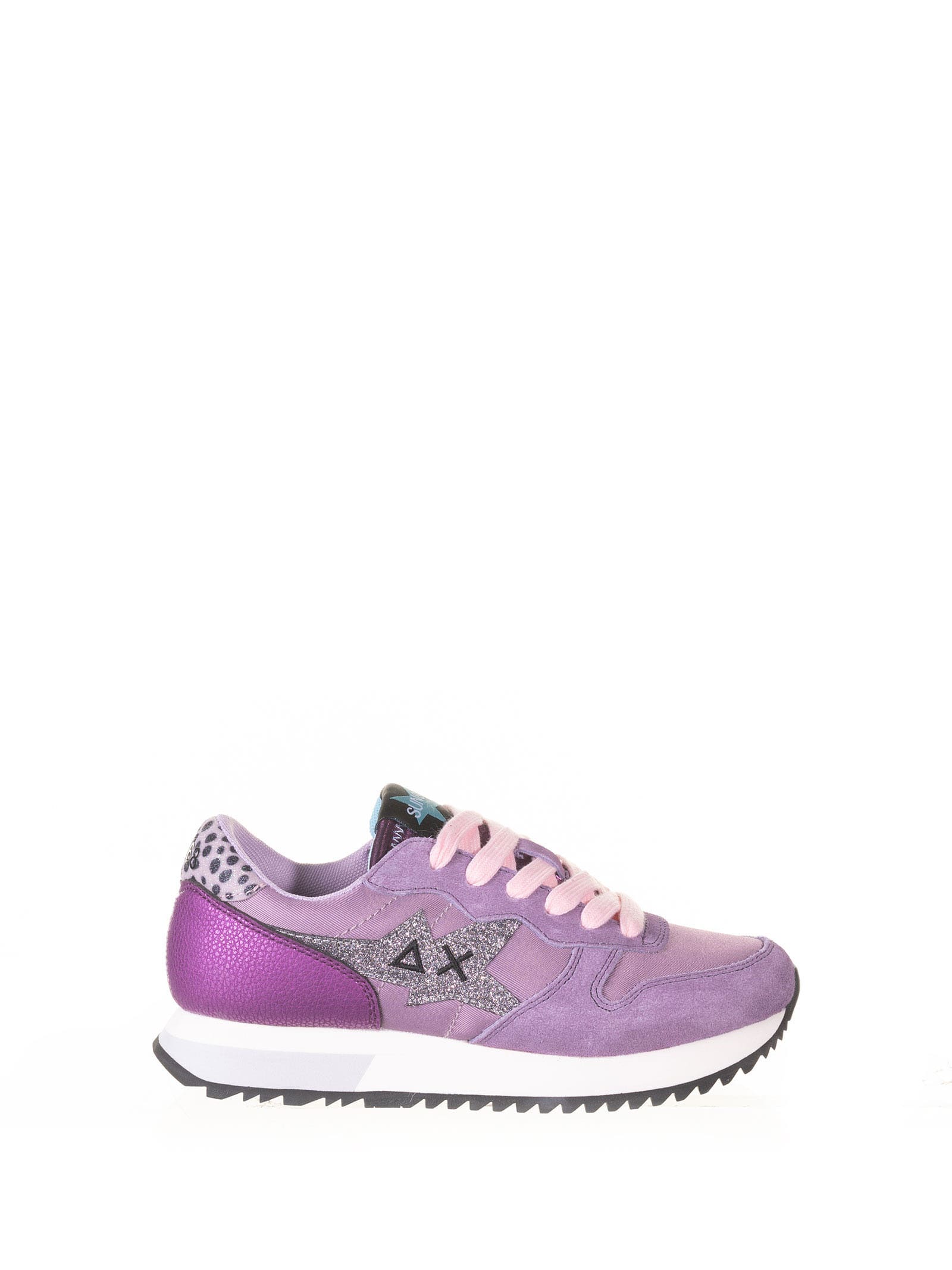 SUN 68 PINK GLITTER STARGIRL SNEAKER