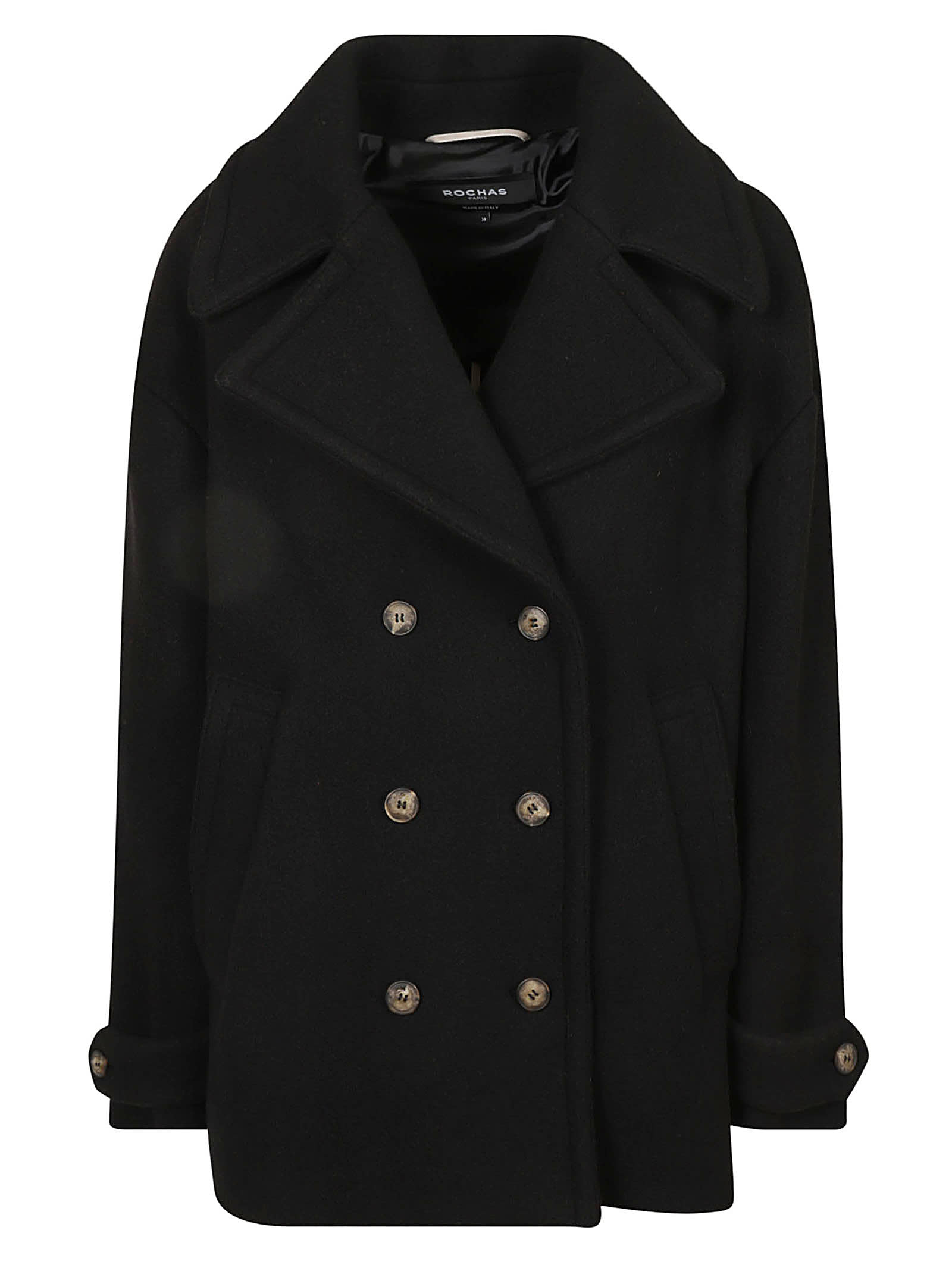 Rochas Classic Double-breasted Pea Coat