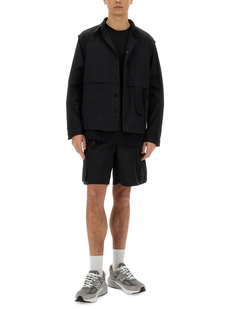 Shop Alpha Industries Short Cargo Utility In Black