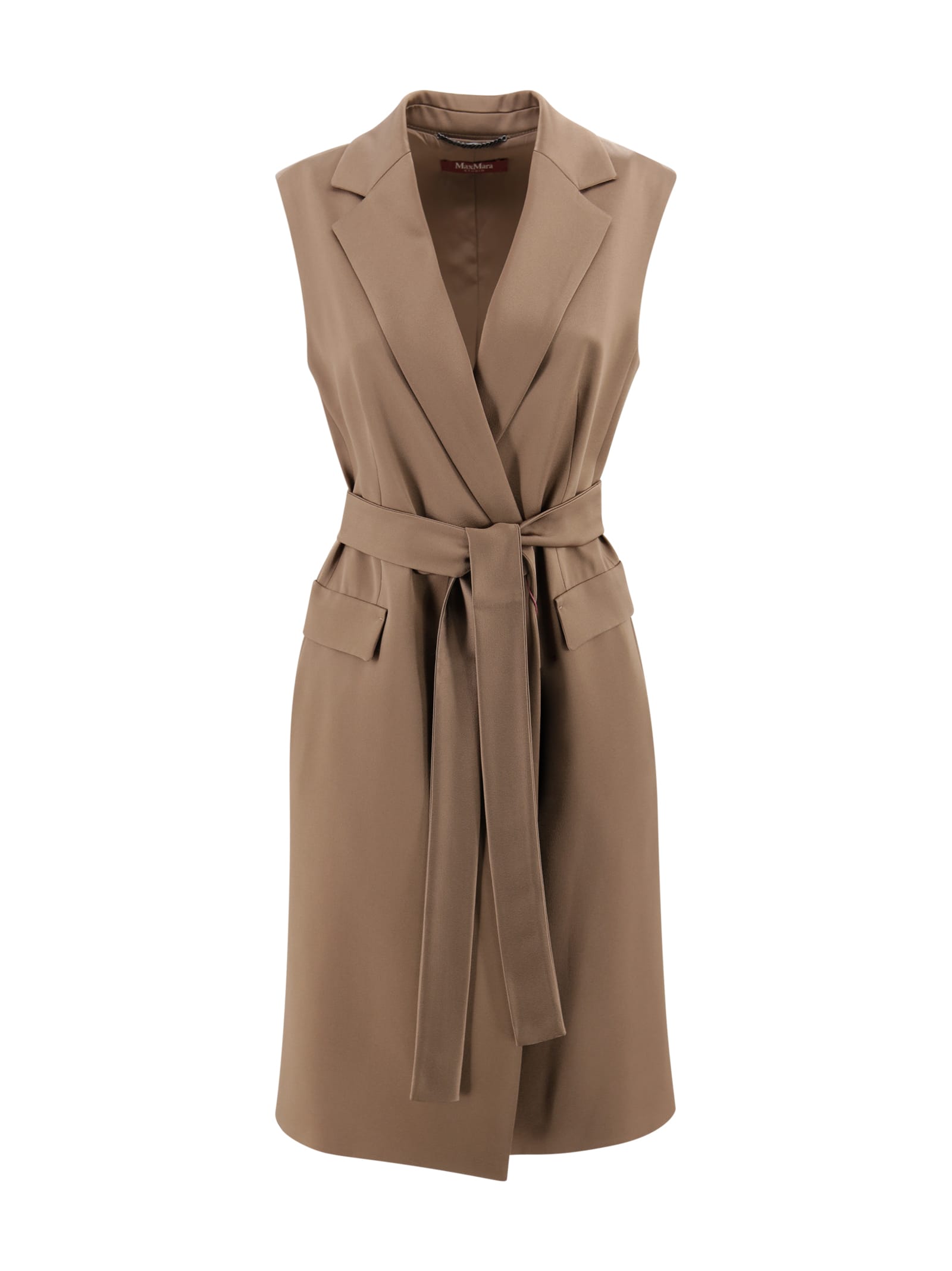 Max Mara Studio Sleveless Jacket - Max Mara Studio - Modalova