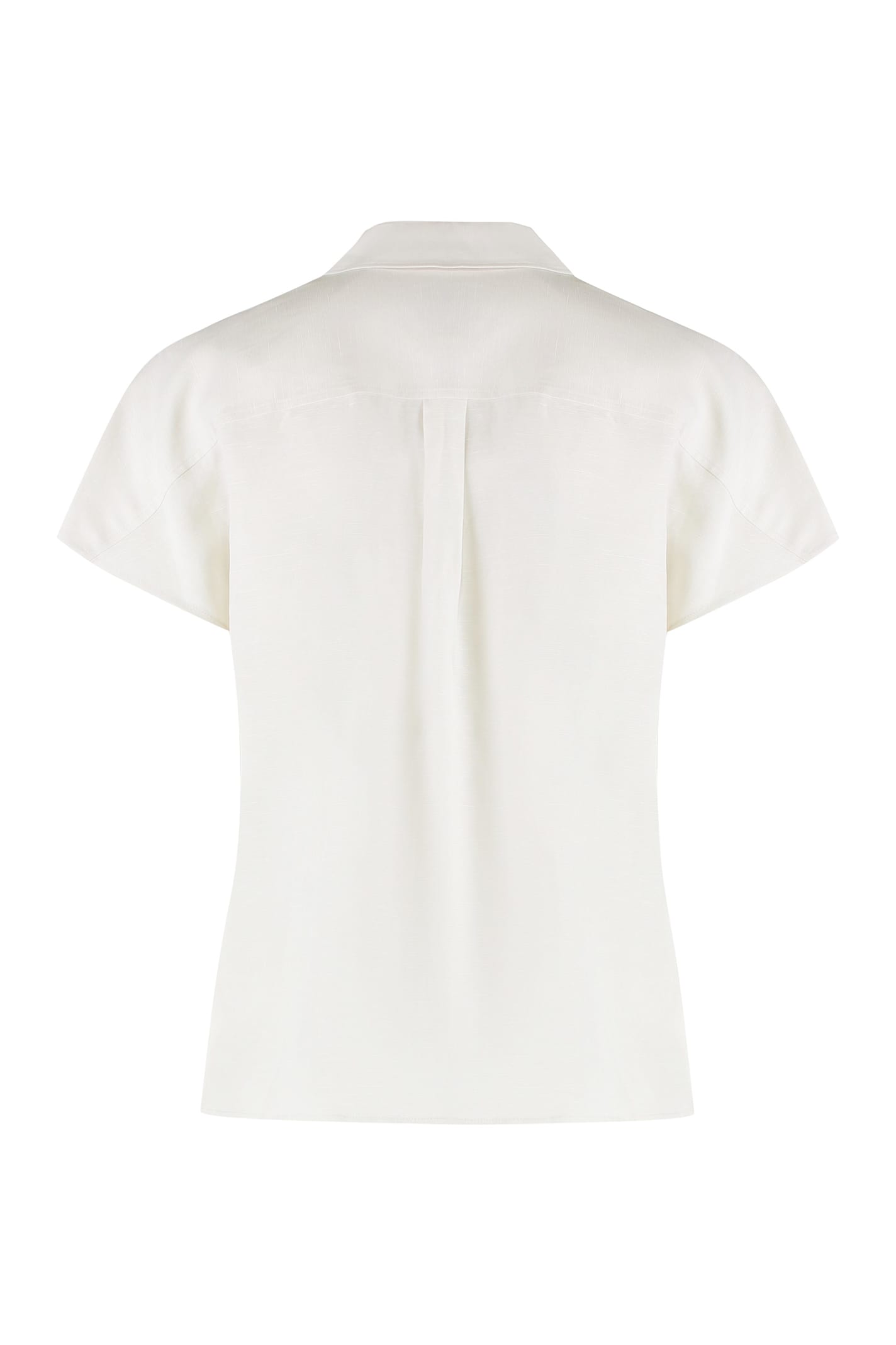 Shop Calvin Klein Short Sleeve Shirt In Beige