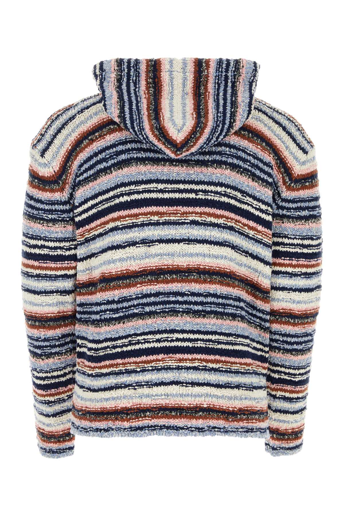 Shop Marni Embroidered Cotton Sweater In Opal