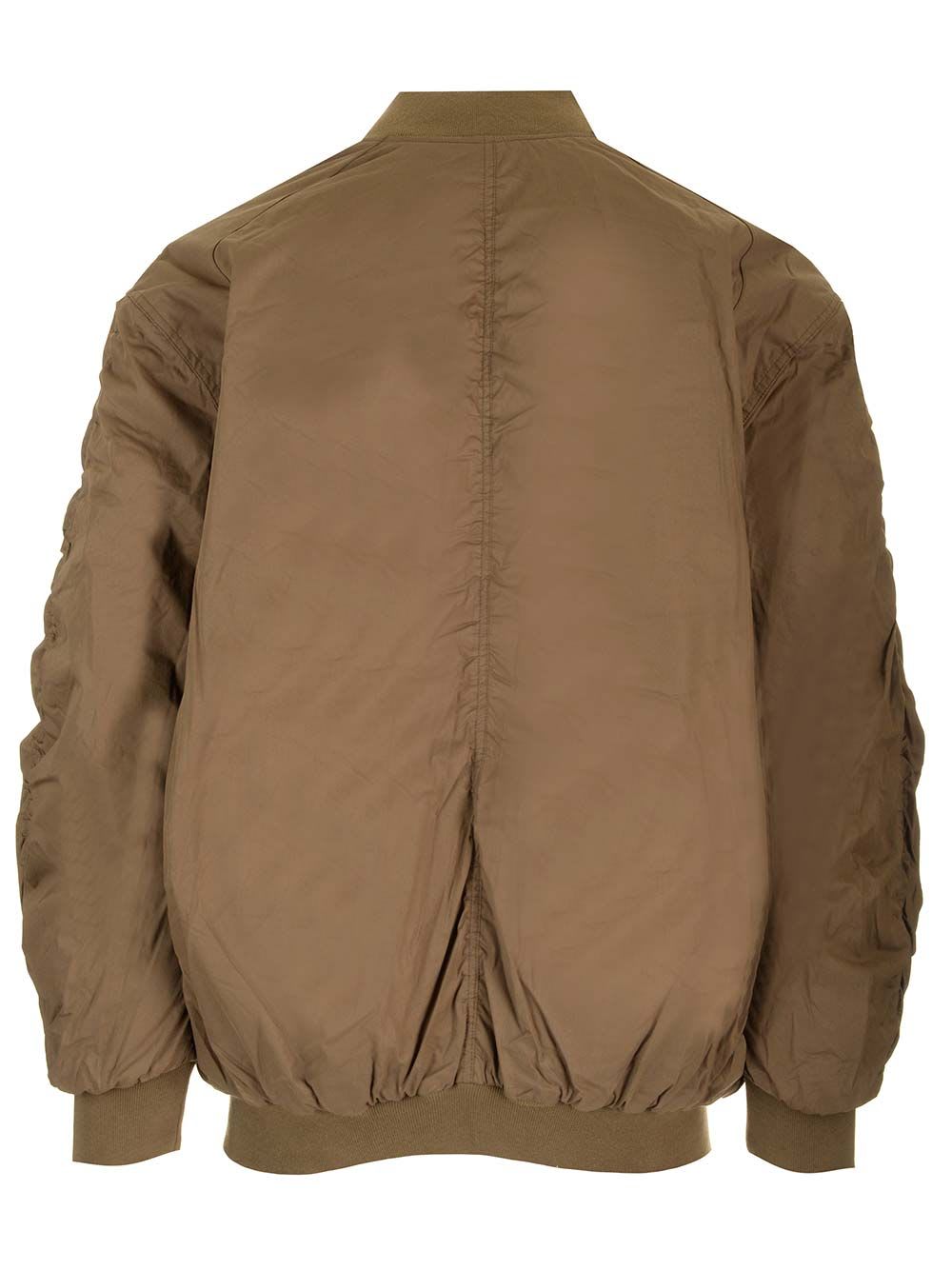 Shop Isabel Marant Bakya Oversize Bomber Jacket In Green