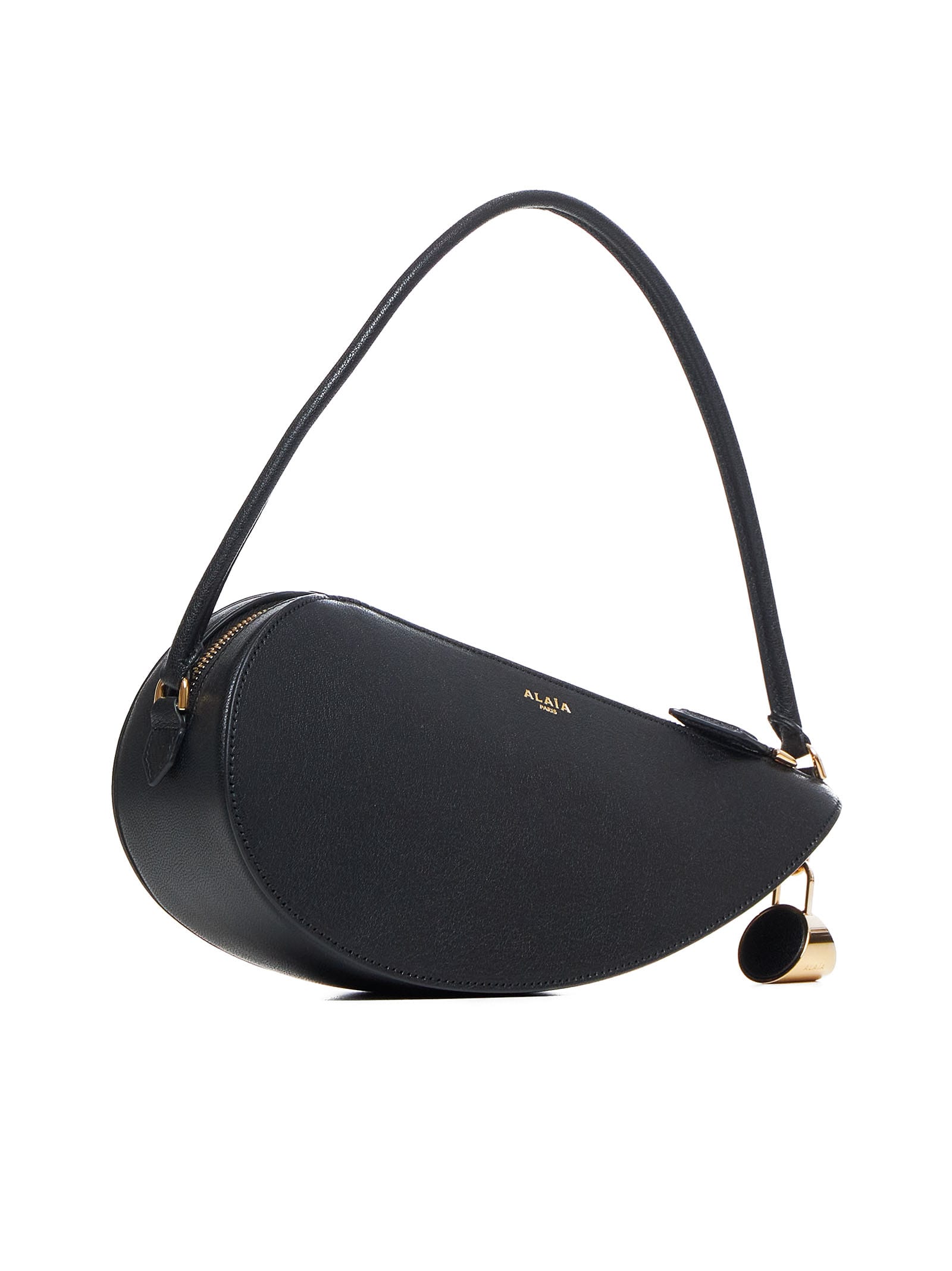 Shop Alaïa Shoulder Bag In Black