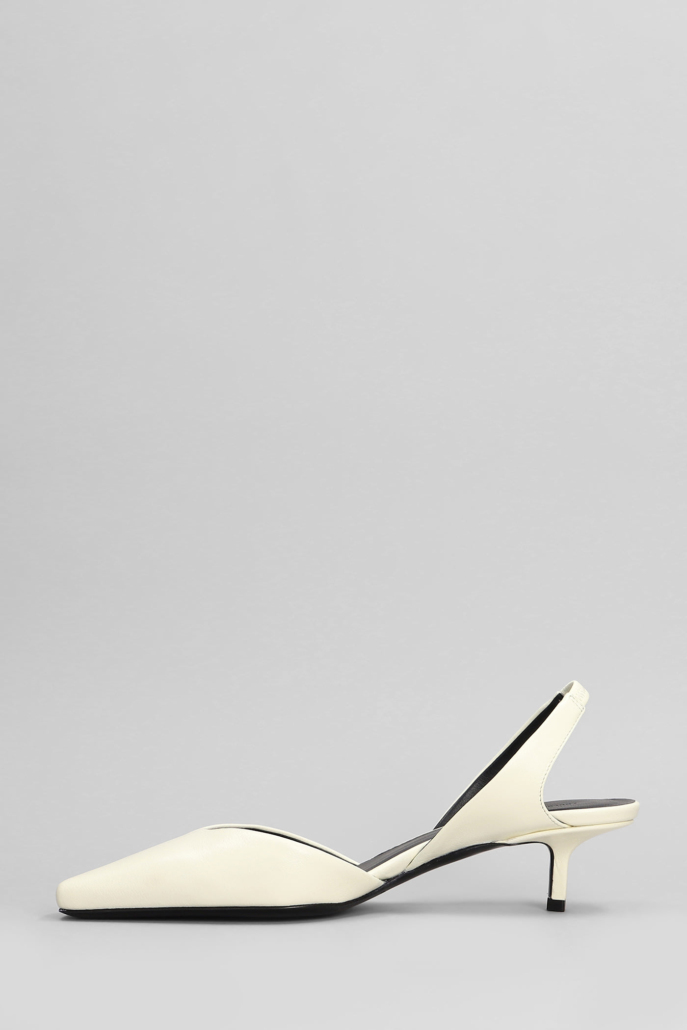 Loulou Studio 50mm Akila Pumps In Beige