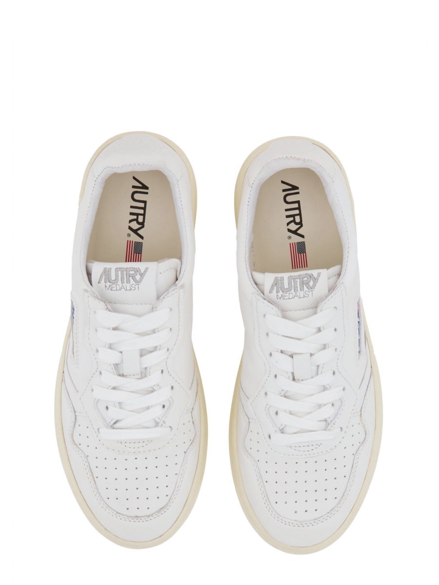 Shop Autry Medalist Low Sneakers In White