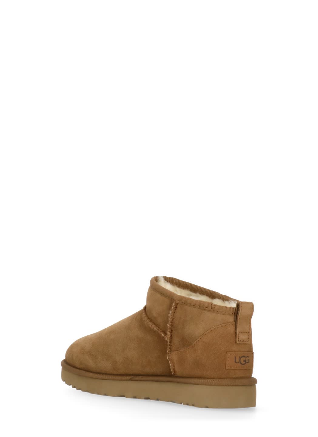 Ugg Classic Ultra Mini Ankle Boots In Brown