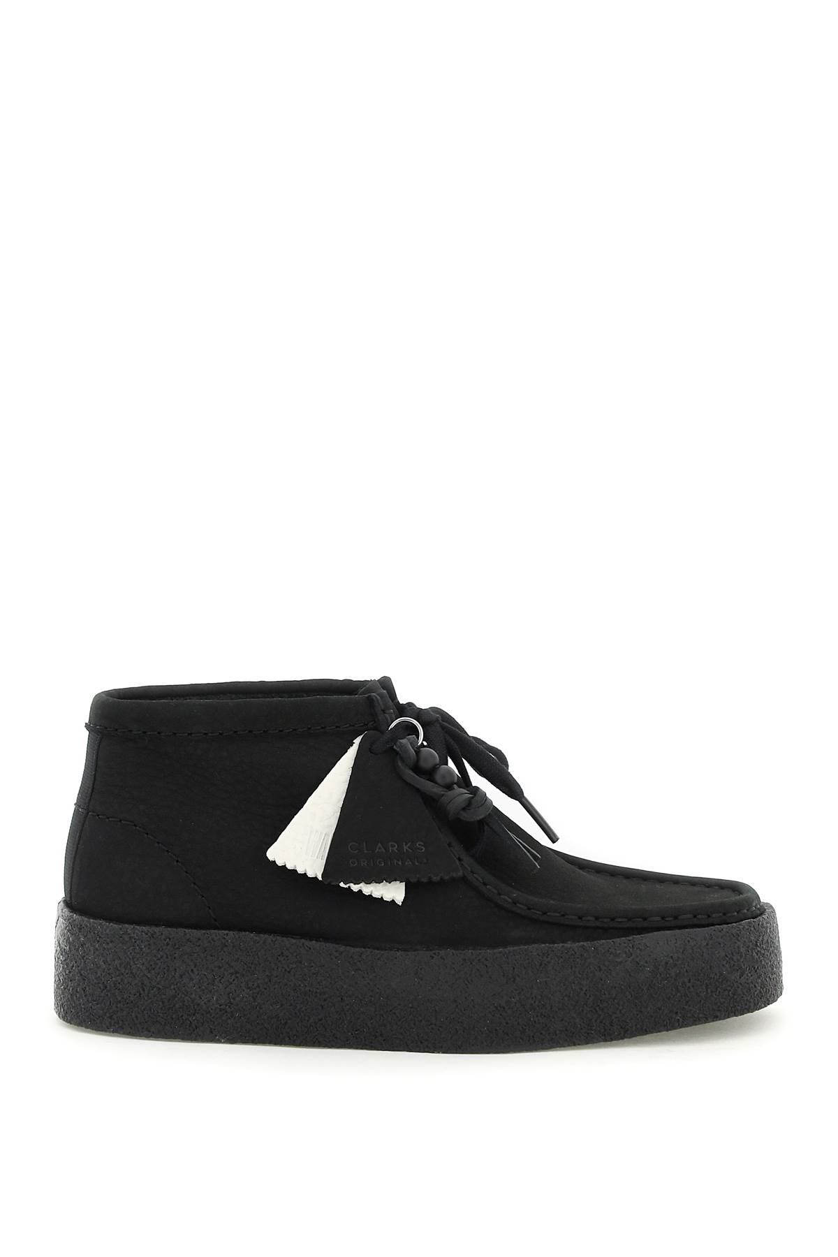 CLARKS WALLABEE CUP HI-TOP LACE-UP SHOES